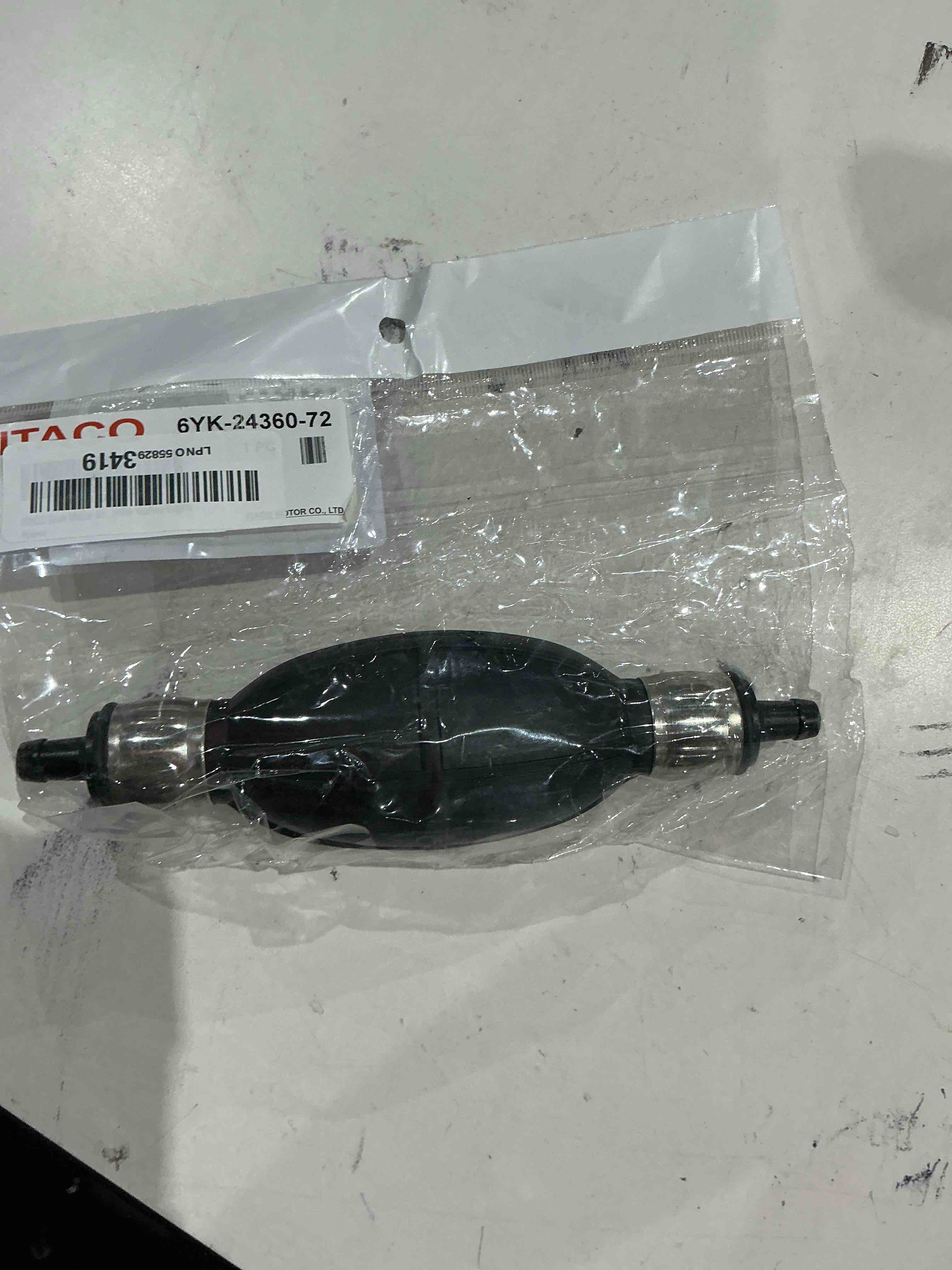 Condition photo showing Good Condition for boat motor 6yk-24360-72 6yk-24360-73 fuel primer bulb tank assy for yamaha parsun outboard 5/16\" 8mm marine fuel line 2/4-stroke marine engine