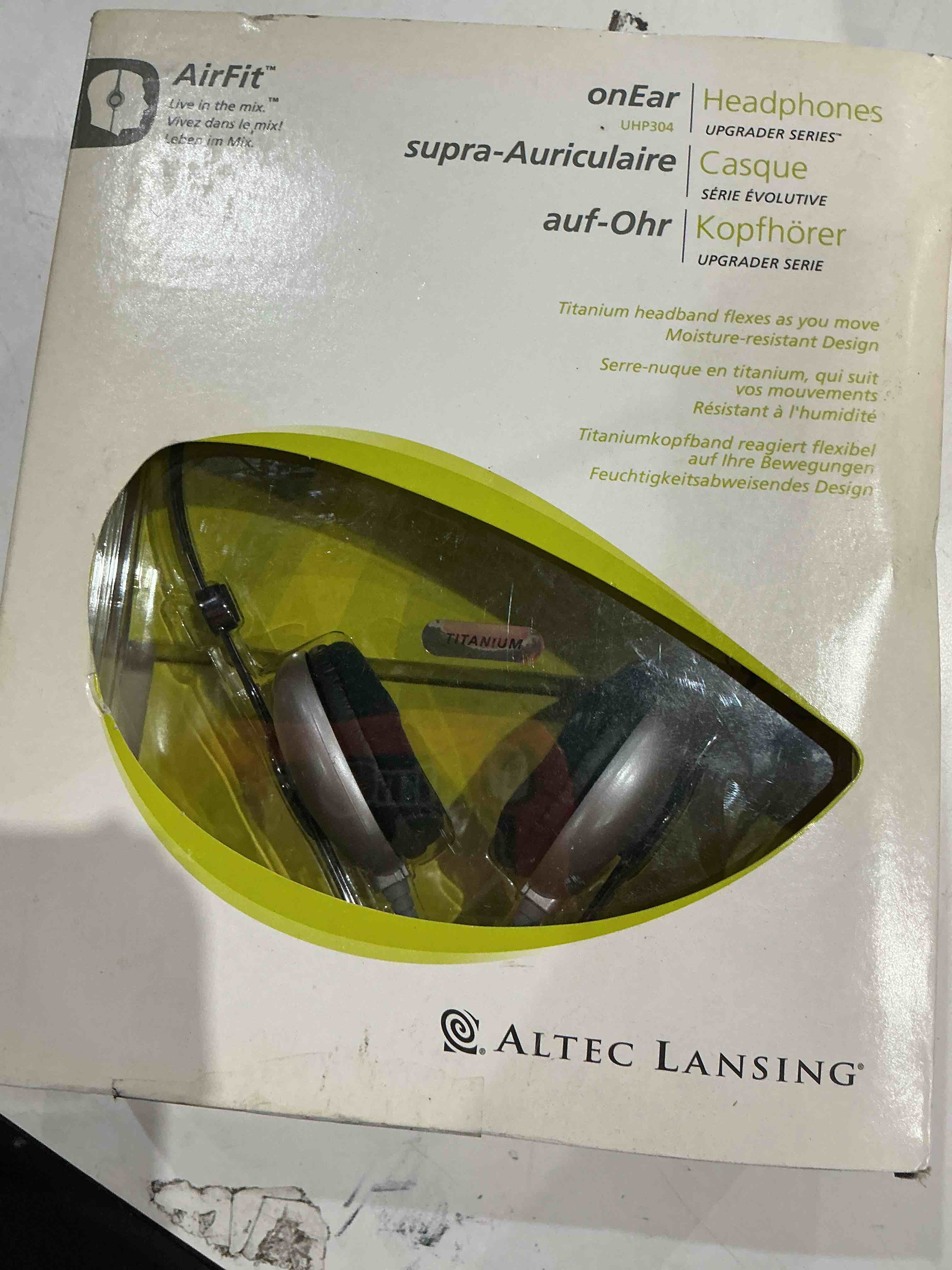 Condition photo showing Good Condition for altec lansing uhp304 airfit titanium, upgrader series