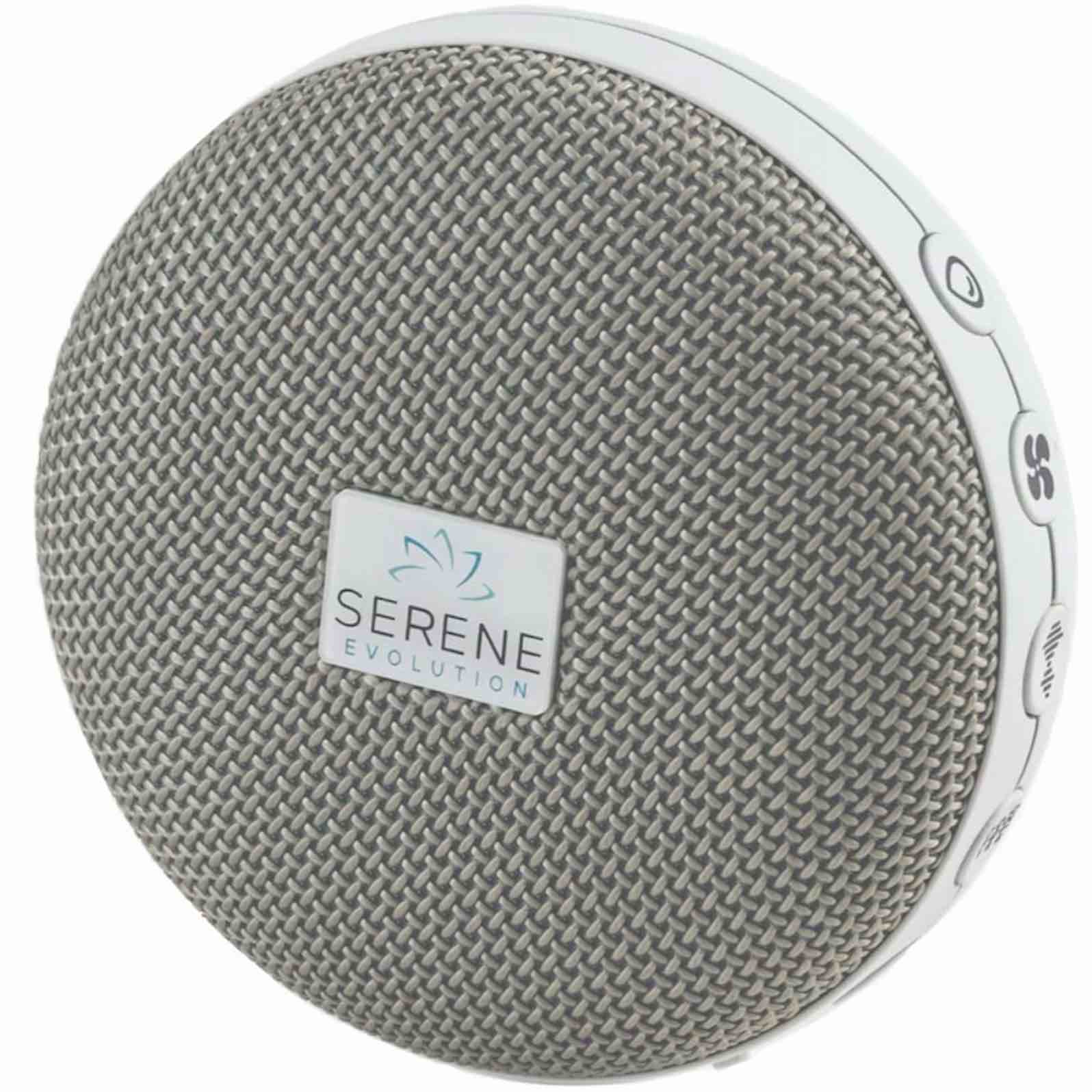 serene evolution white noise machine -36 sound travel white noise machine for adults,usb rechargeable rain noise machine, sound machine for sleeping & travel- fan, ocean, waterfall, rain sound machine