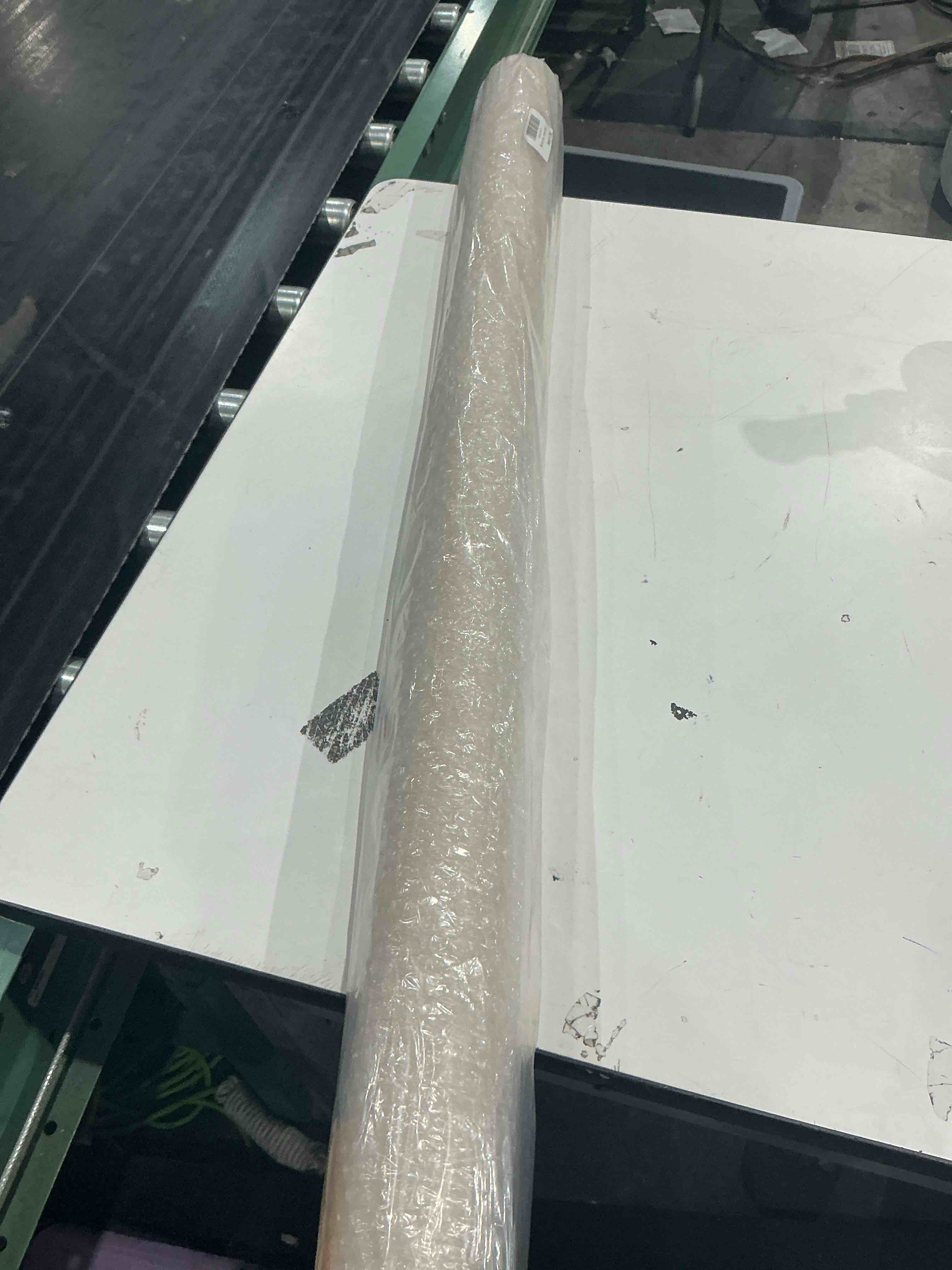 Condition photo showing Good Condition for dining table cover protector for dining room table - can be used on both sides waterproof and easy to clean good flatness used for dining table(off white+light gray 44x78) off white+light gray 44×78inch