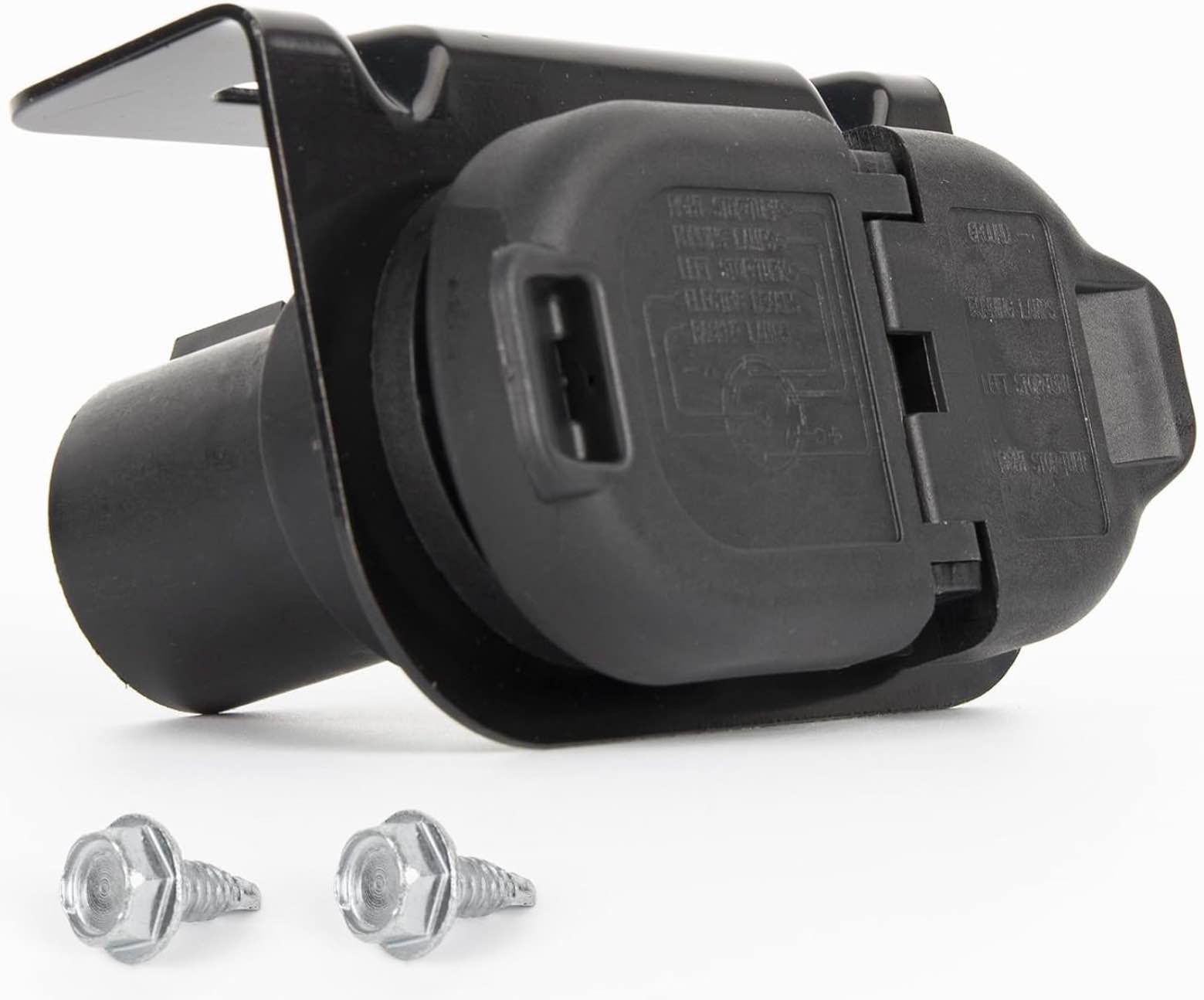 towing solutions vehicle wiring kit, 7 pin trailer towing wiring harness connector for truck ford gm chevy