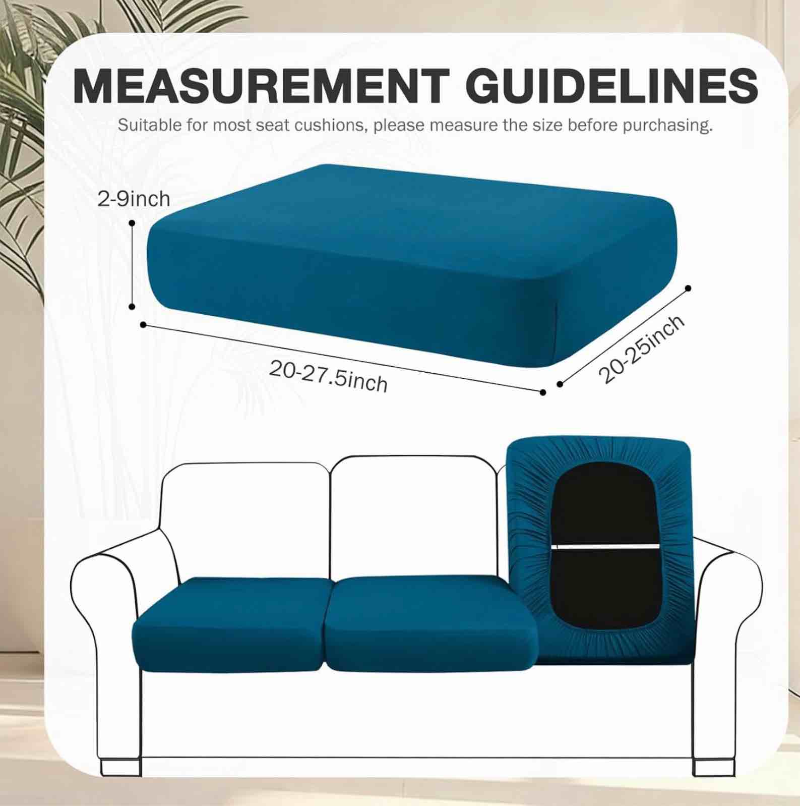 hyha 12pcs patio cushion covers, stretch outdoor couch cushion covers, washable outdoor chair/sofa slipcovers for patio furniture cushions protector with elastic bottom(peacock blue,cover only) peacock blue 12pcs