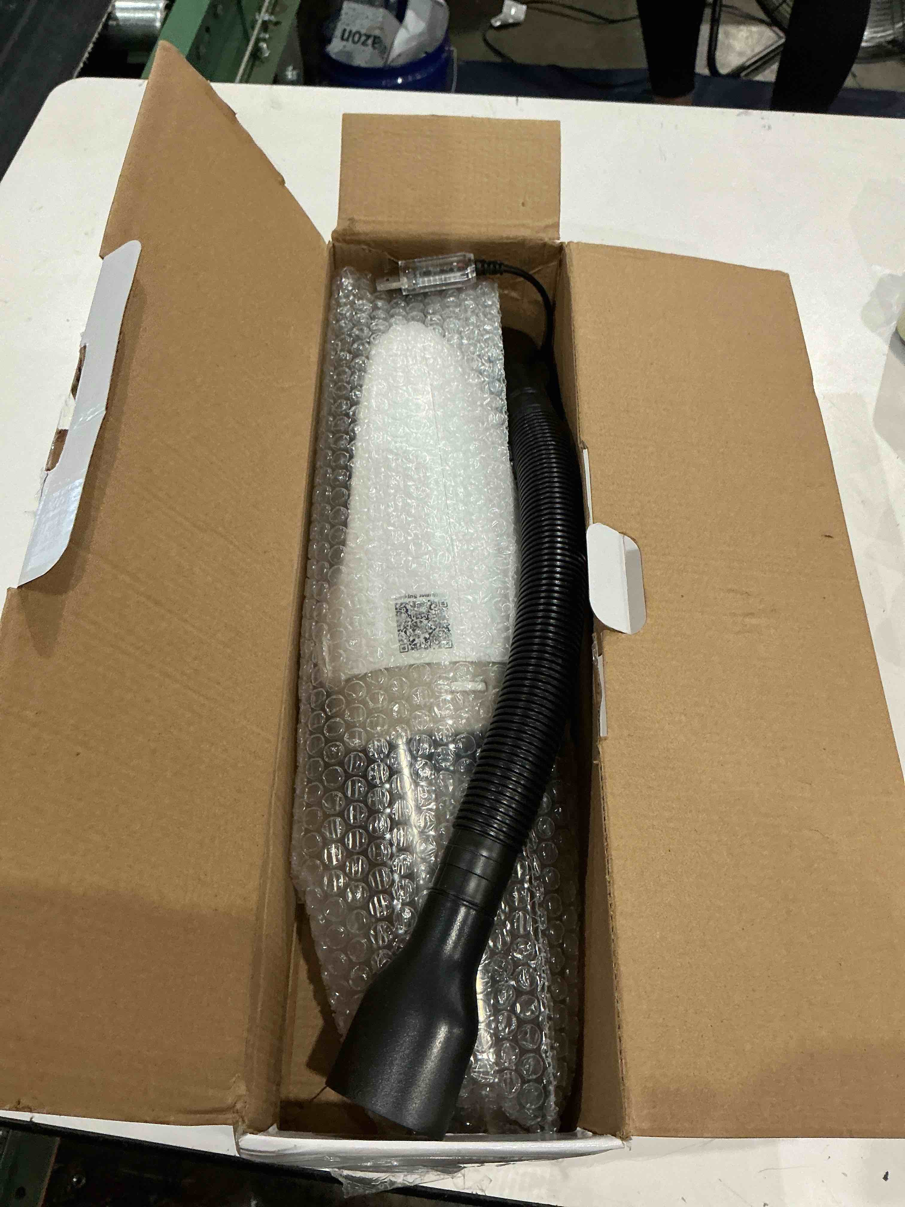 Condition photo showing As Is for fuoayoc handheld vacuum cordless,car cordless rechargeable, 6kpa powerful suction hand held vacuum with led light/multi accessories, 1.6lbs mini portable vacuum cleaner for home/car/office cleaning