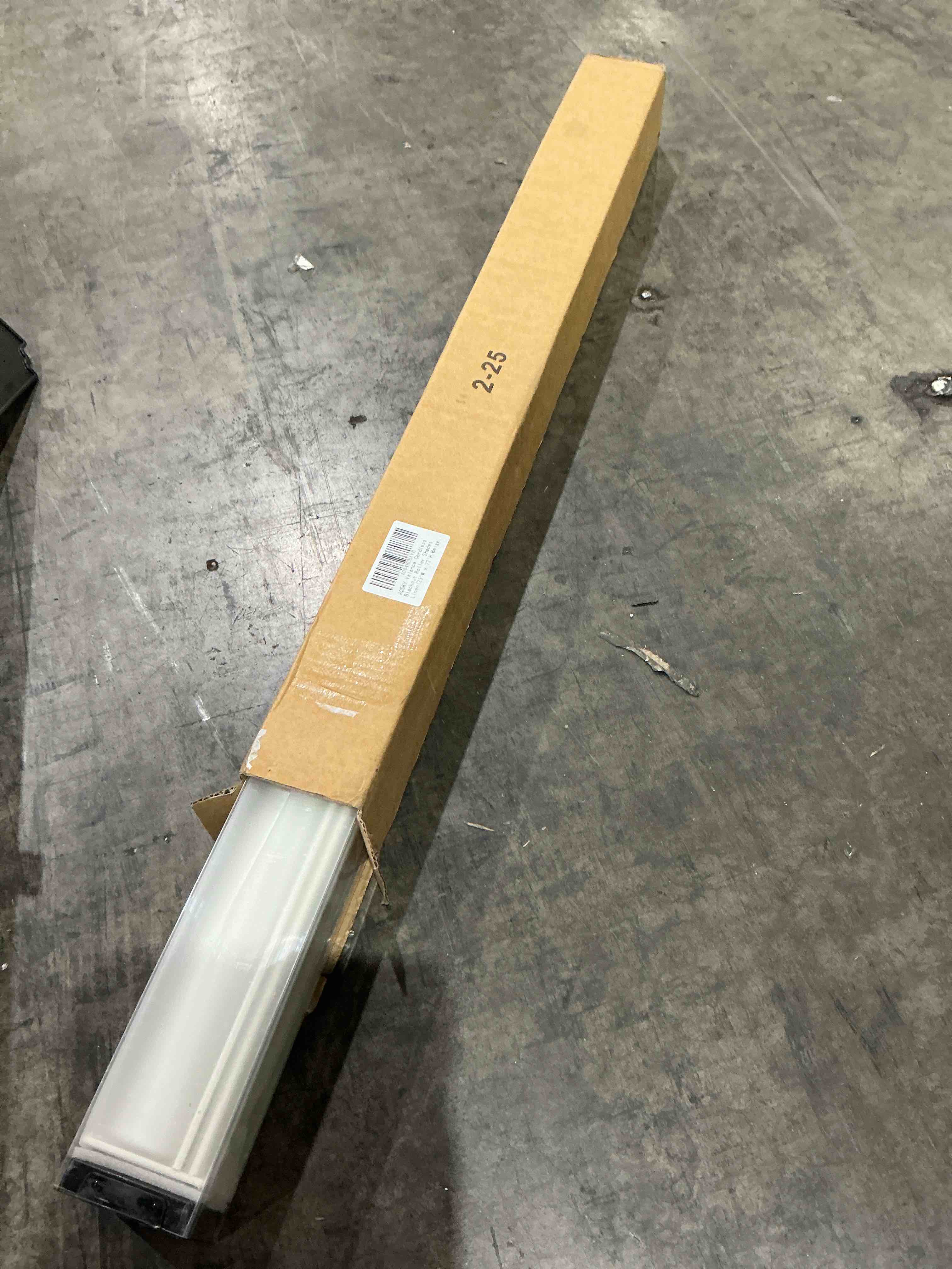 Condition photo showing As Is for aosky linen roller blinds shades for indoor windows pull down cordless blackout black out window shade 25 inch blinds for home beige 25\"w x 72\"h beige?aluminum cover?