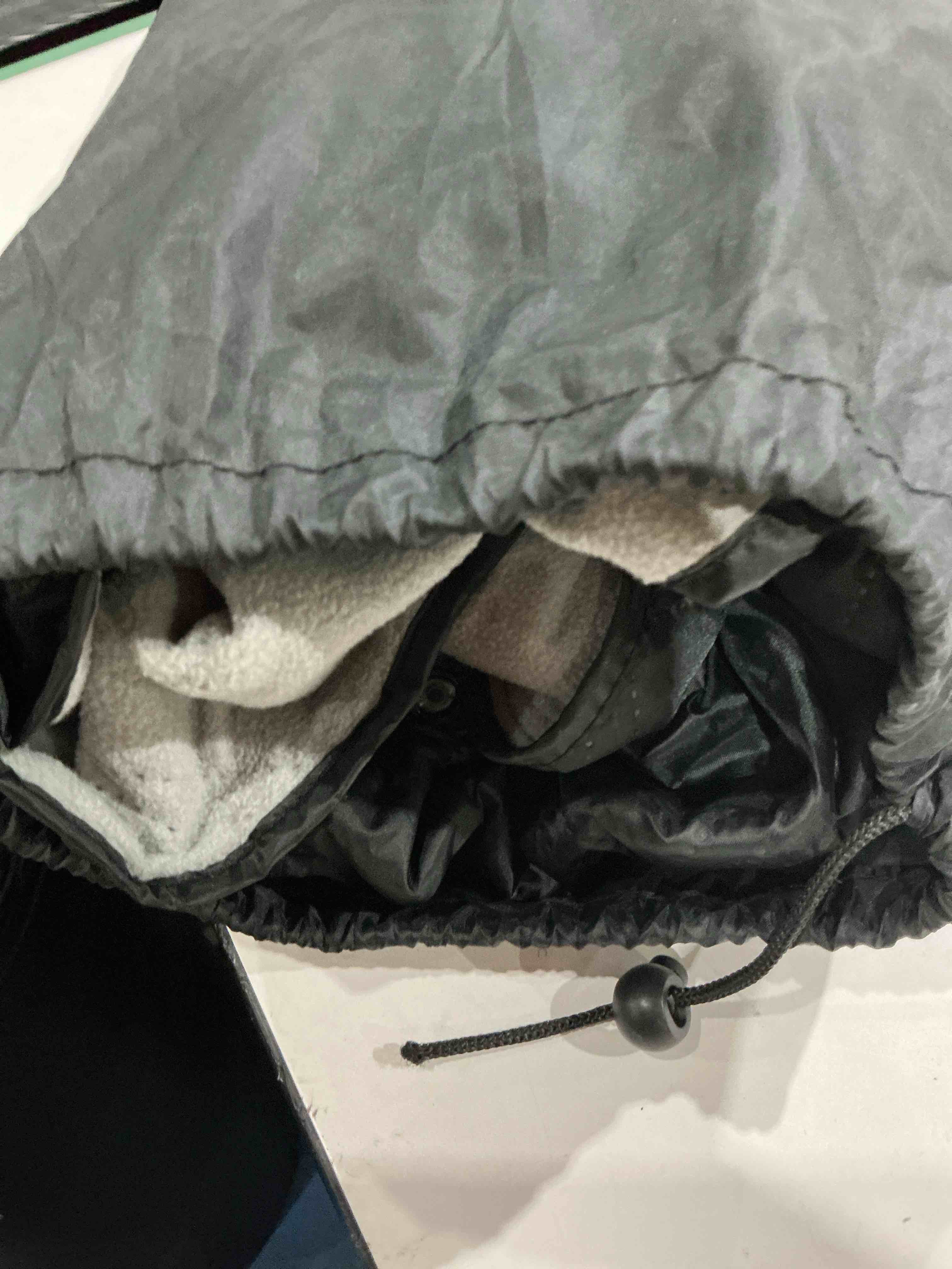 Condition photo showing As Is for outdoor camping blanket, fleece waterproof stadium blanket with portable bag, lightweight for cold weather, sports, pet, beach, picnic, stadium, travel, car, 79 * 54inch