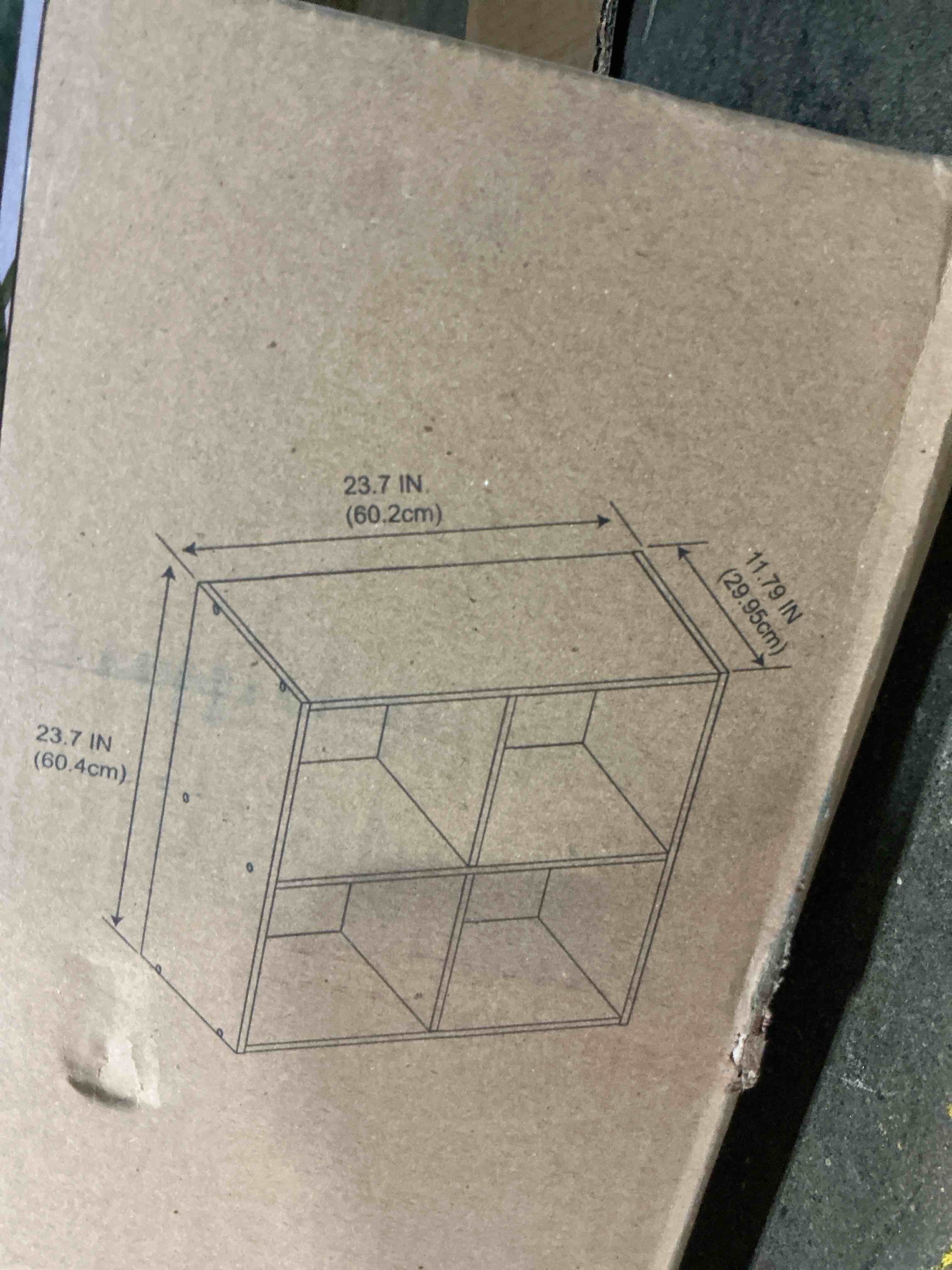 Condition photo showing Good Condition for mainstays 4 cube storage organizer, white