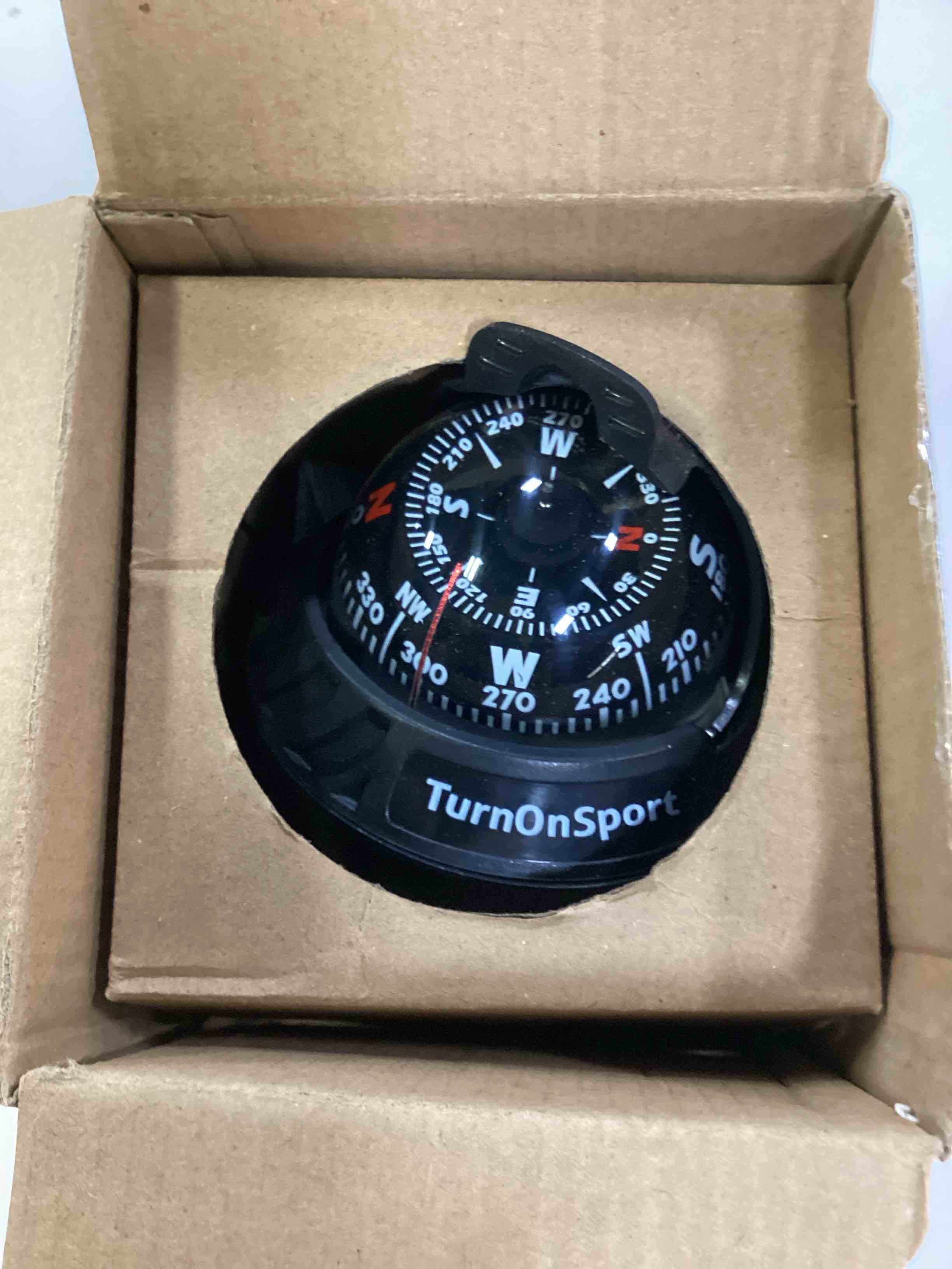 Condition photo showing Good Condition for boat compass dash mount flush - boating compass dashboard suction - navigation marine compass boats surface mount - illuminated dashboard compass ship - electronic sea compass