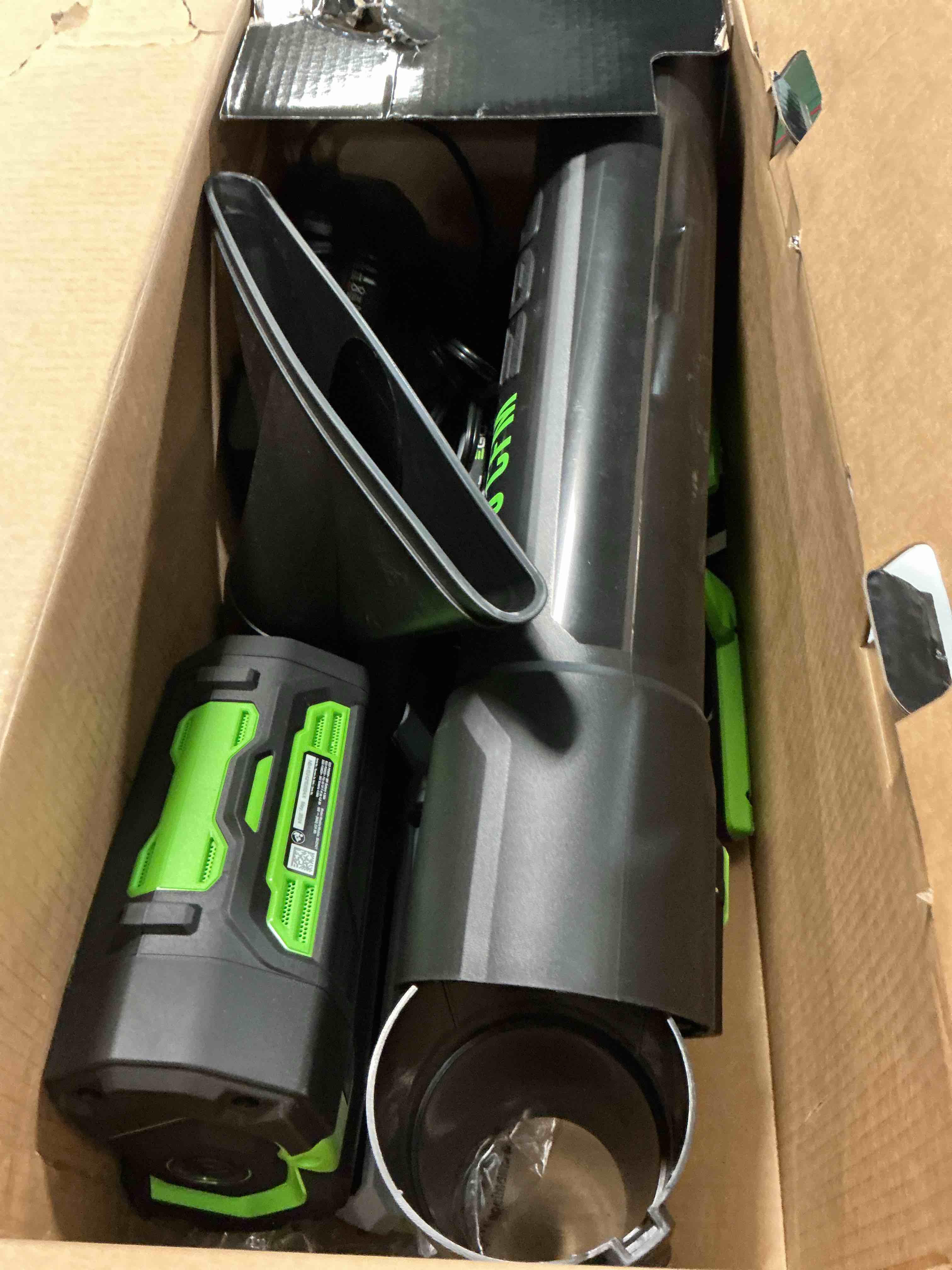 Condition photo showing Good Condition for ego power+ blower kit 670 cfm with 4ah battery and 320w charger