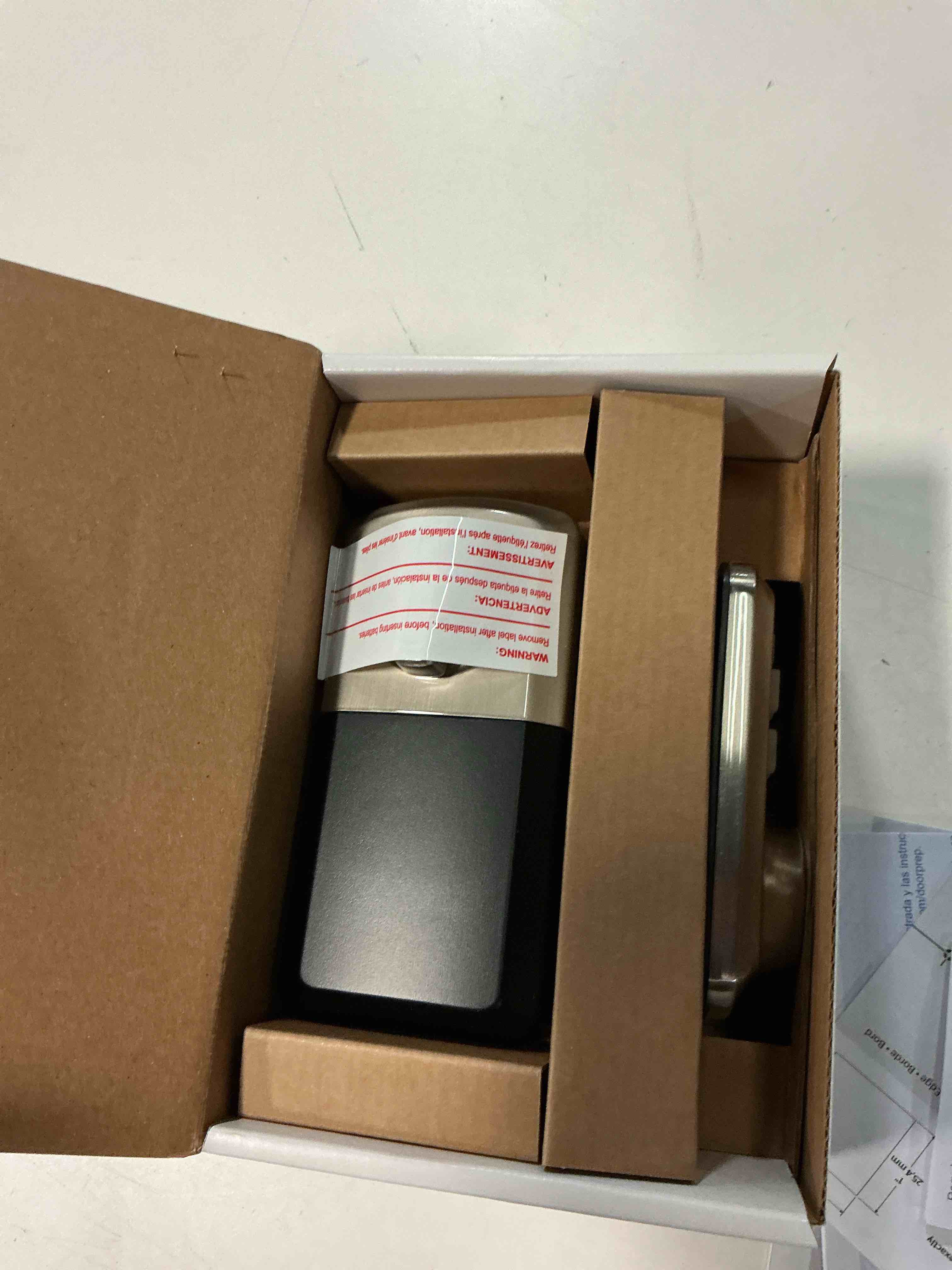 Condition photo showing Good Condition for kwikset smartcode satin nickel zinc electronic deadbolt