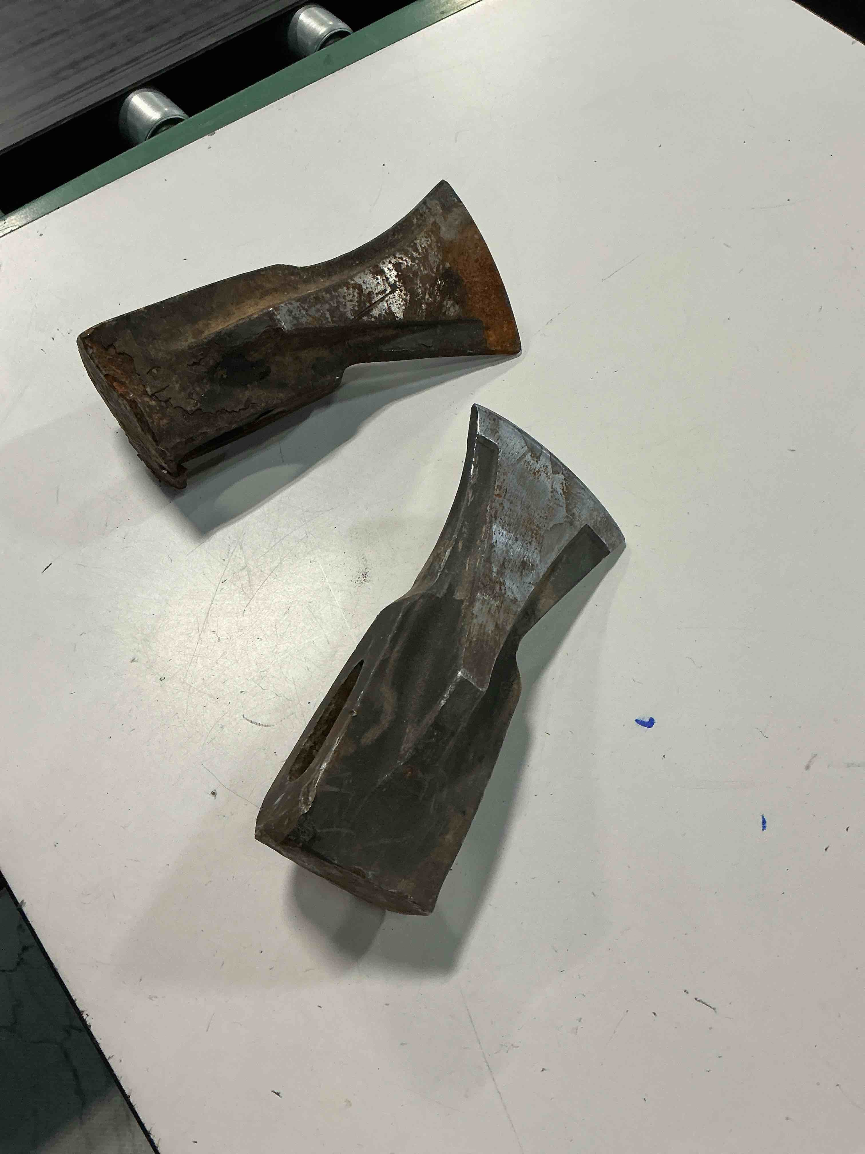 Condition photo showing As Is for ( incomplete 2 pcs )truper 30514 / hc-1 1/2 - 1-1/4 lb hickory handle camp axe