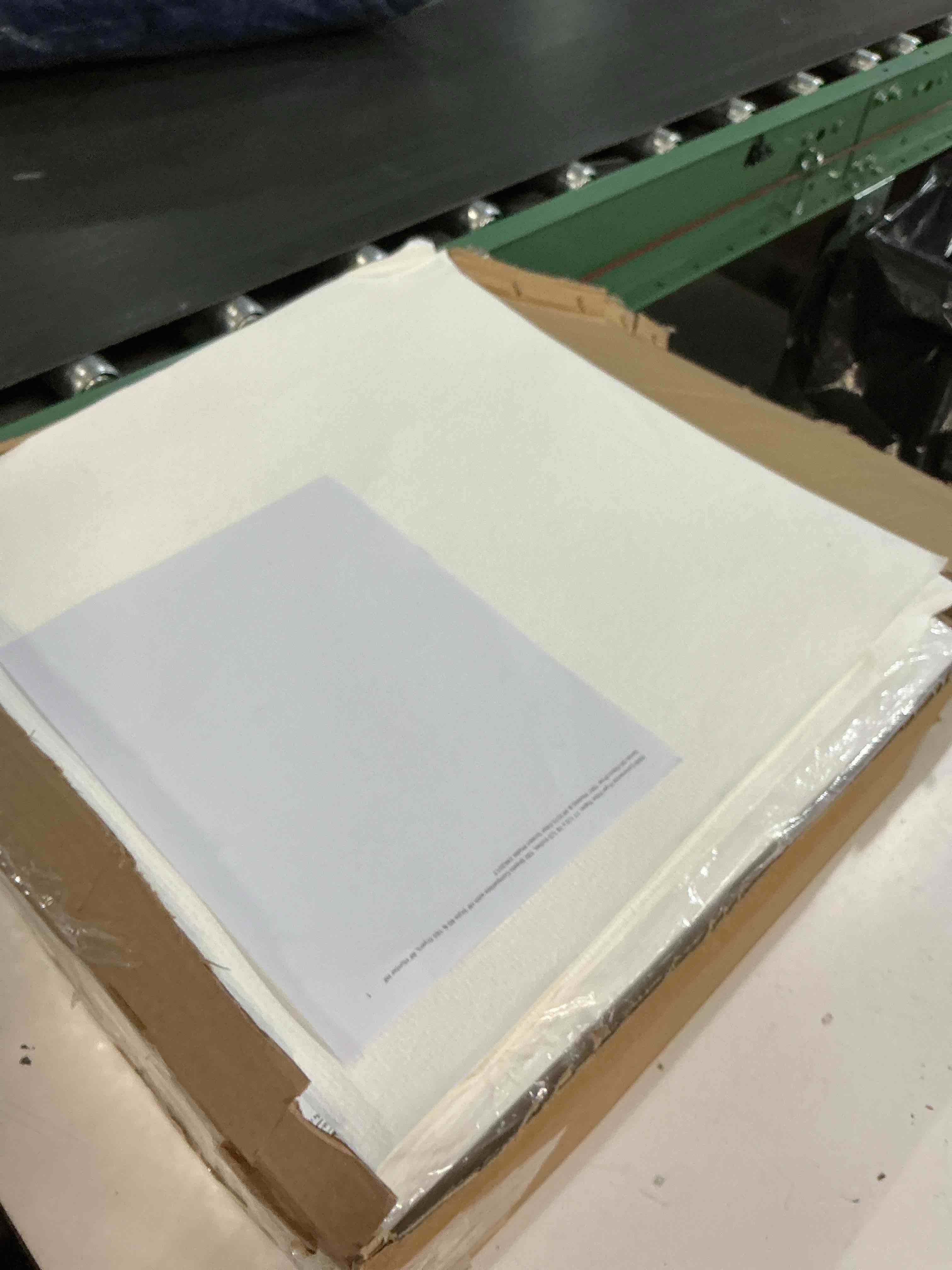 Condition photo showing Good Condition for fe09 commercial fryer filter paper, 17 1/2 x 18 1/2 inches, 100 sheets compatible with hf style 80 & 165 fryers, rf hunter hf series oil filters (post 1991 models) & hf2515 filter screen model 2462017