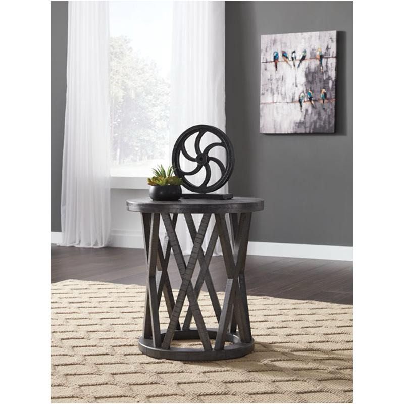 sharzane round end table