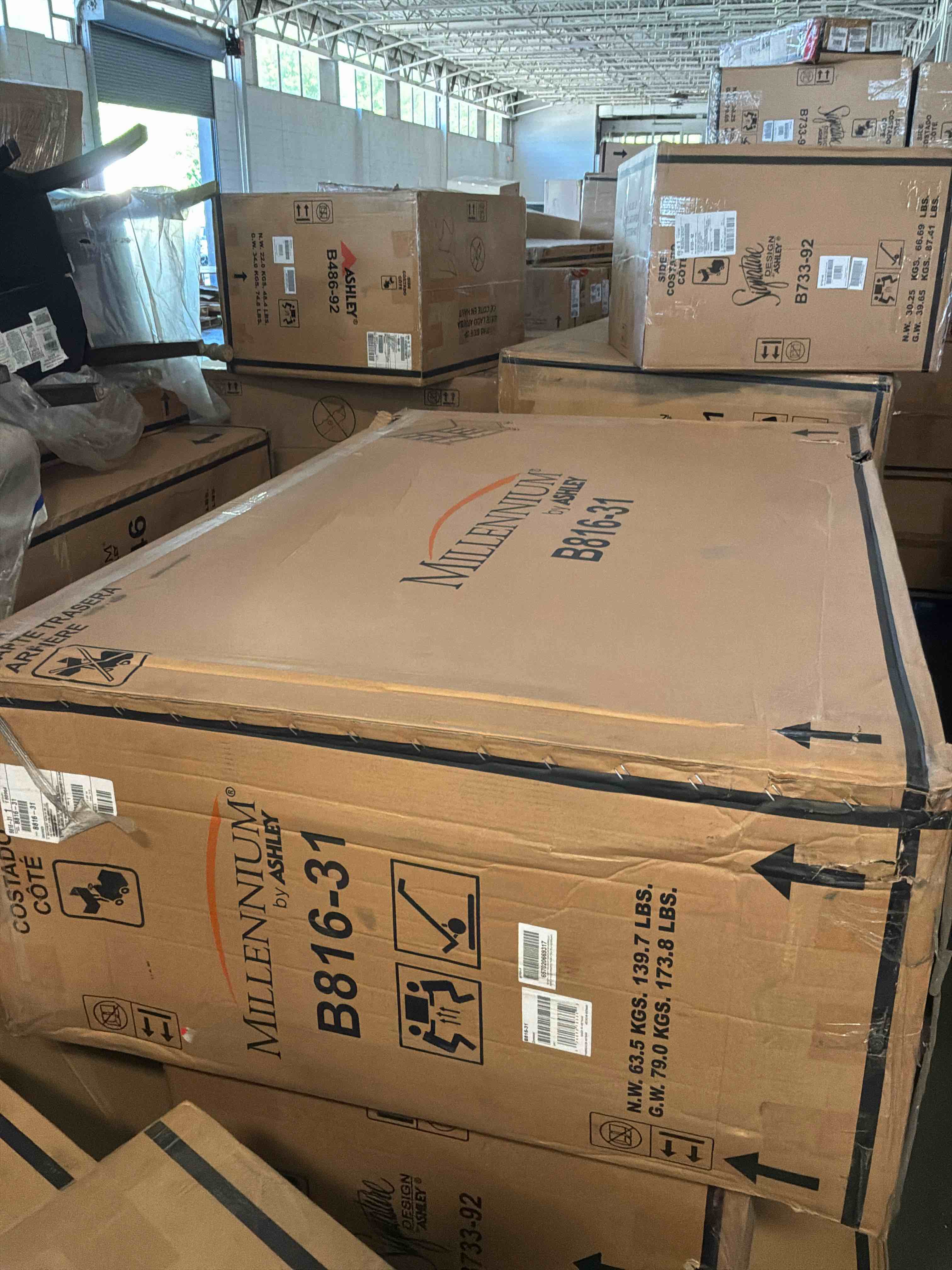 Condition photo showing New/Like New for millennium bedroom harrastone dresser