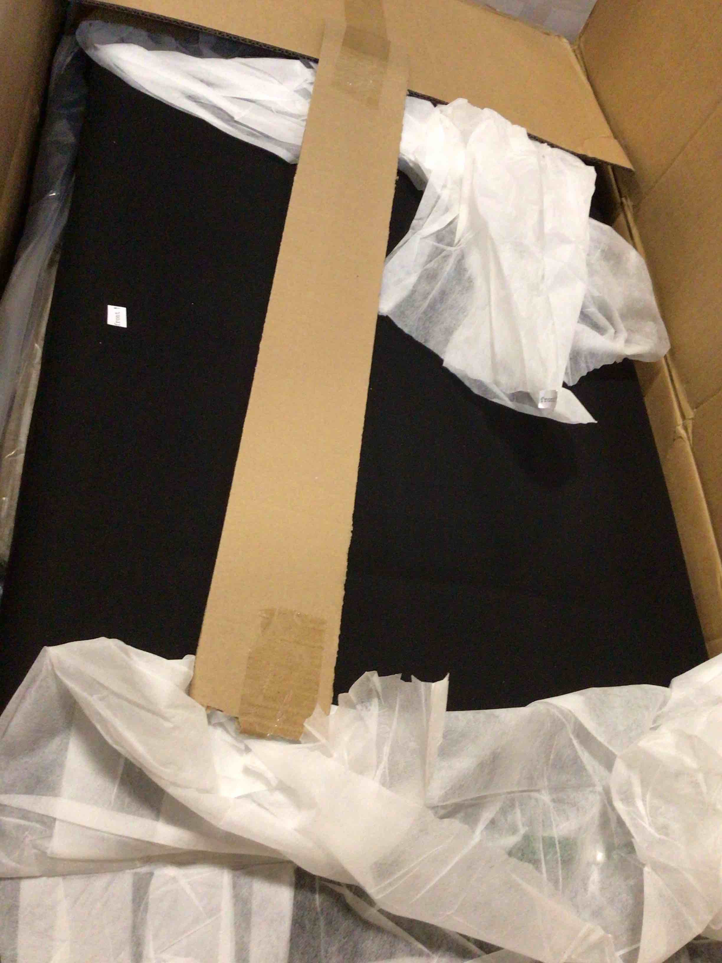 Condition photo showing New/Like New for ( incomplete) 73.6inch 3 in 1 pull out sofa bed,sofa bed for small spaces,chenille convertible sleeper sofa couch,side storage,and usb/c-type charging ports chair for bedroom,apartment,loveseat (khaki, 73.6)