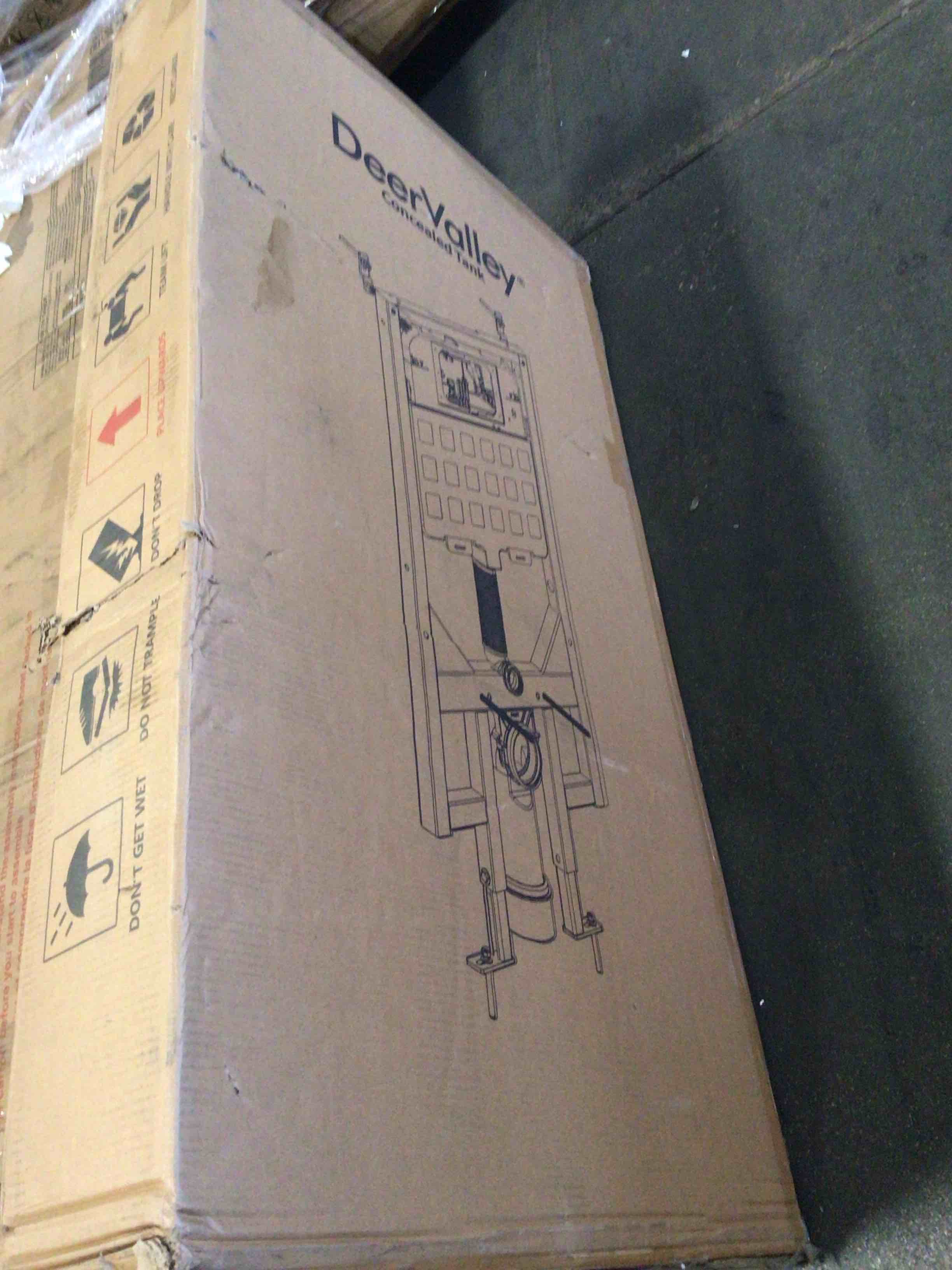 Condition photo showing New/Like New for deervalley concealed in-wall toilet tank(fit with dv-1f0069/dv-1f0070),dv-1c0087