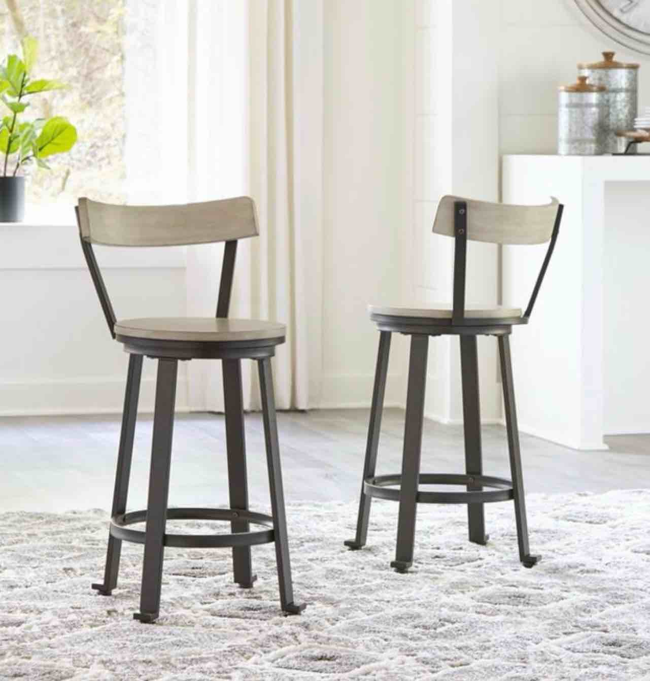 Melenski Swivel Barstool
