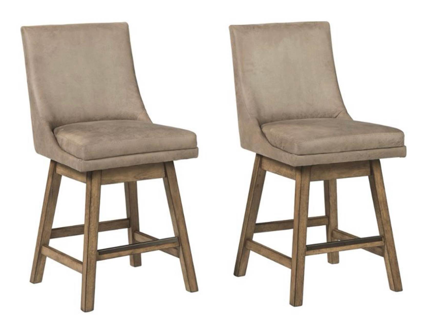 Tallenger Upholstered Swivel Barstool