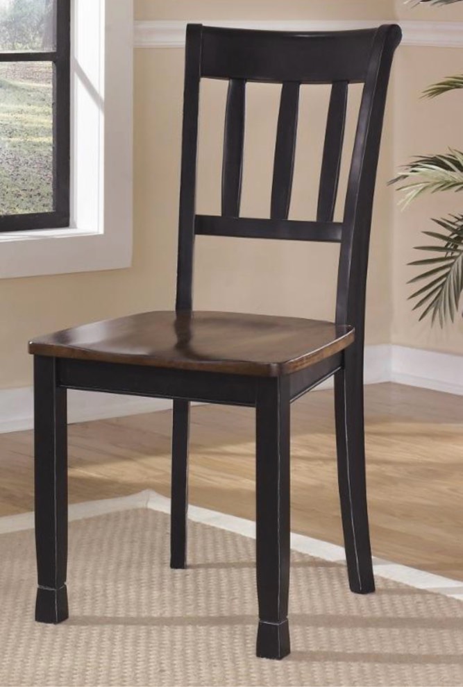 Owingsville - Black/Brown Dining Room Side Chair
