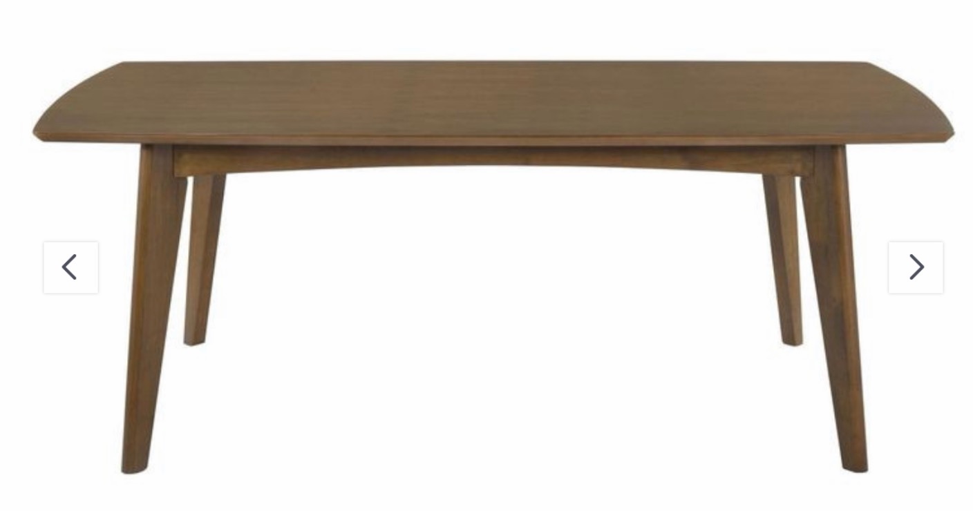 Malone Rectangular 78-inch Wood Dining Table Dark Walnut