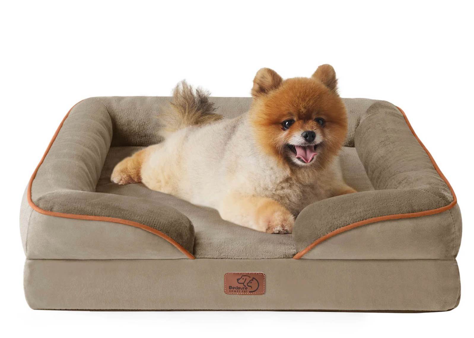 Bedsure Comfy Pet Convoluted Foam Pet sofá 42x32x6.5”