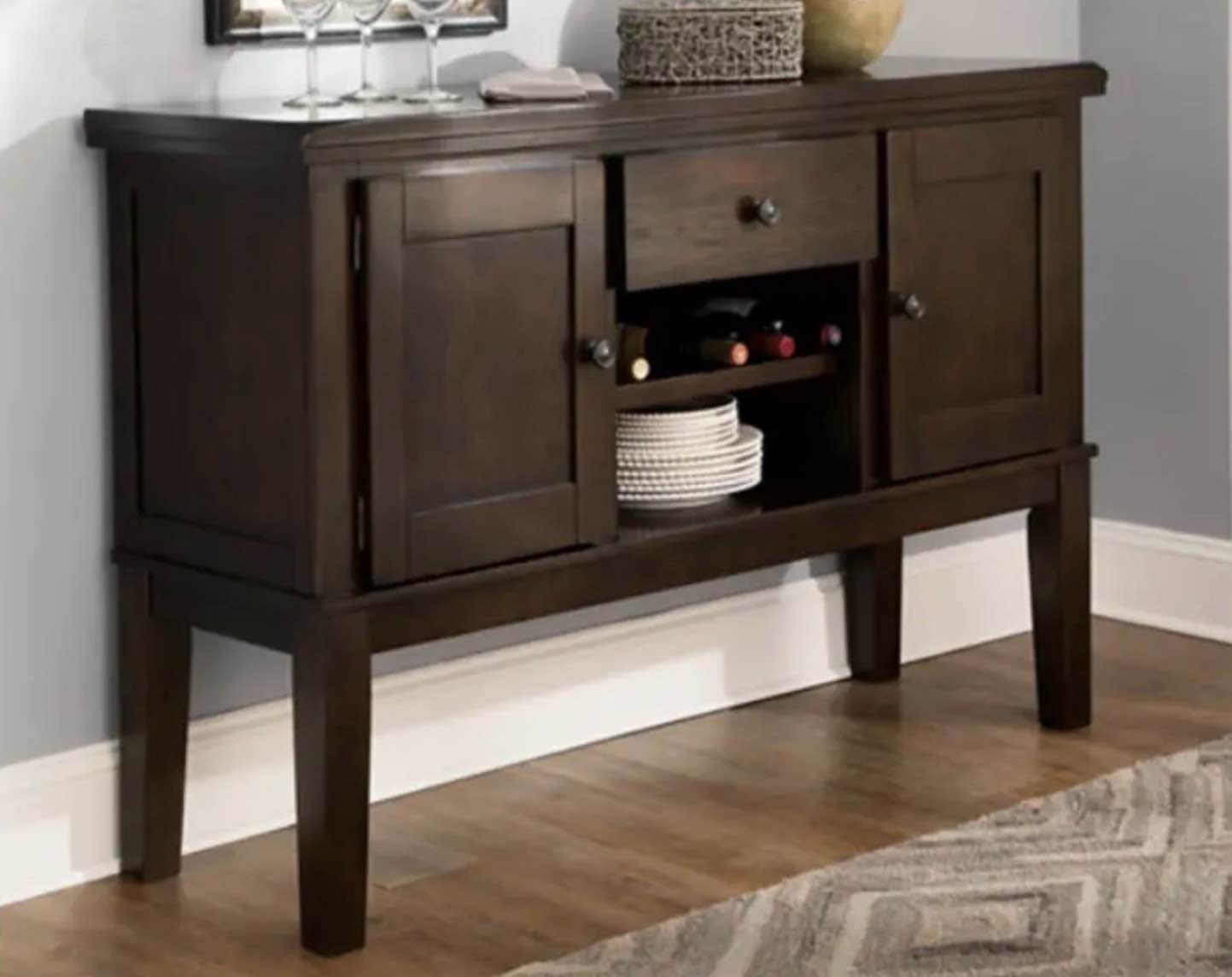 Haddigan - Dark Brown Dining Room Server