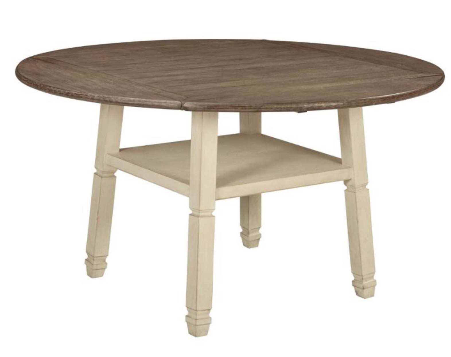 Bolanburg Round Drop Leaf Counter Table
