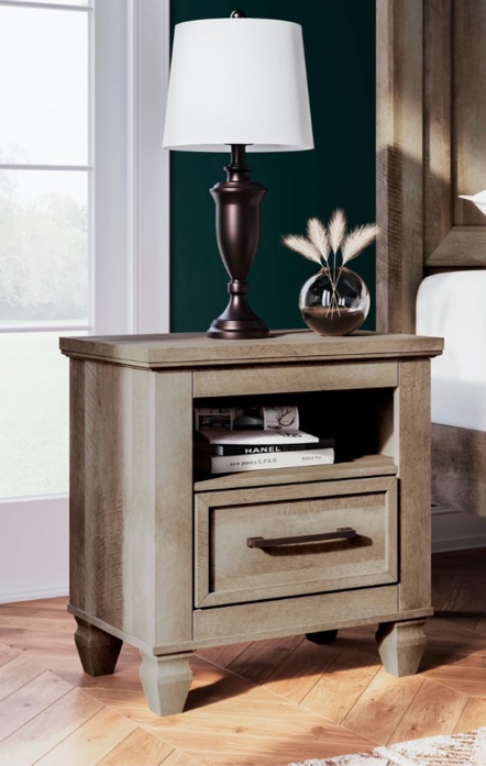Yarbeck 27" 1 Drawer Charging Nightstand