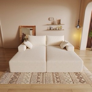 ( incomplete only 1 box )WJ202500039A-2 Modular Sofa Armchair Floor Sofa Sleeper Sofa Sectional Couch Sofa Bed Love SeatModular