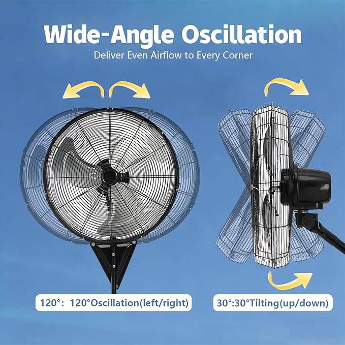Vinicaya Oscillating wall fan