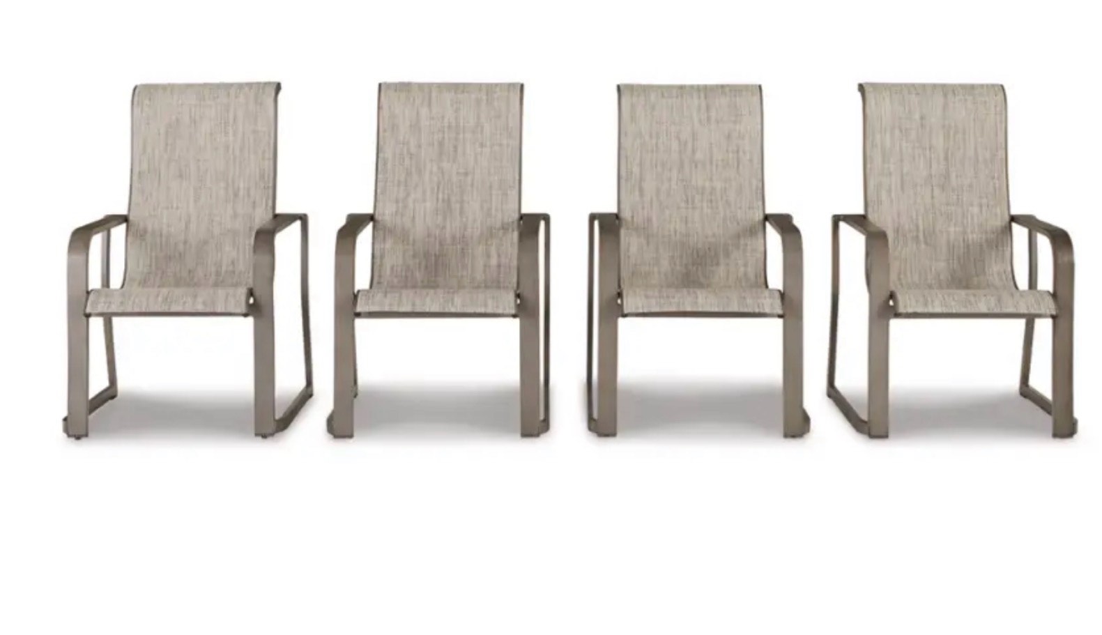 Beach Front Sled Base Stackable Dining Chair (4/Cn)