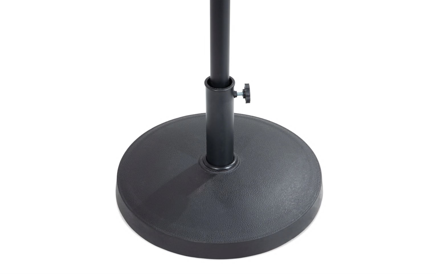 Outdoor Black Umbrella Base 18.9”D x 11.4”H 