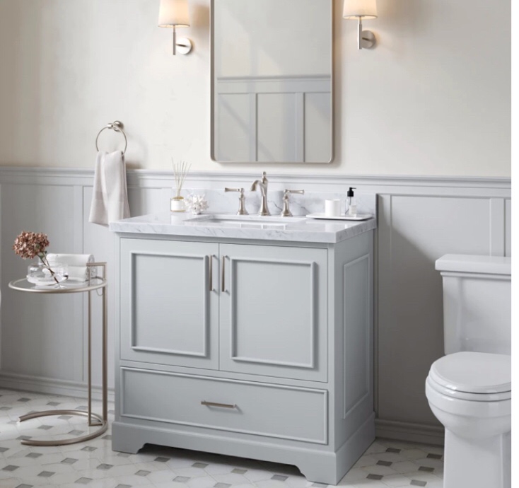 Ariel Stafford 36" Single Free Standing Vanity Cabinet
