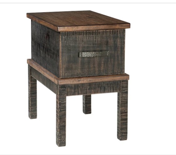 Stanah Chairside End Table with USB Ports and Outlets ( set of 2 ) 