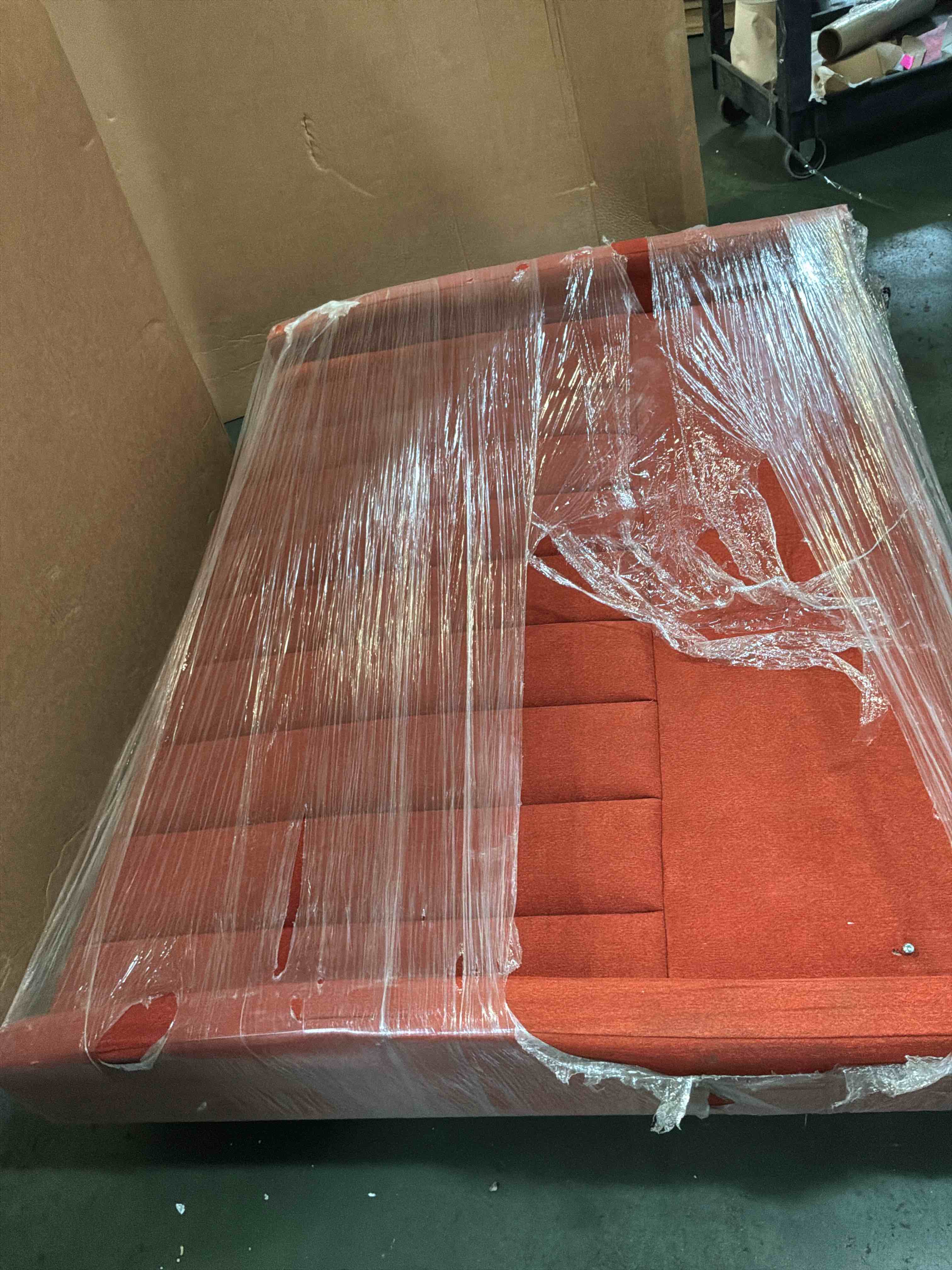 Condition photo showing As Is for dharma queen headboard 