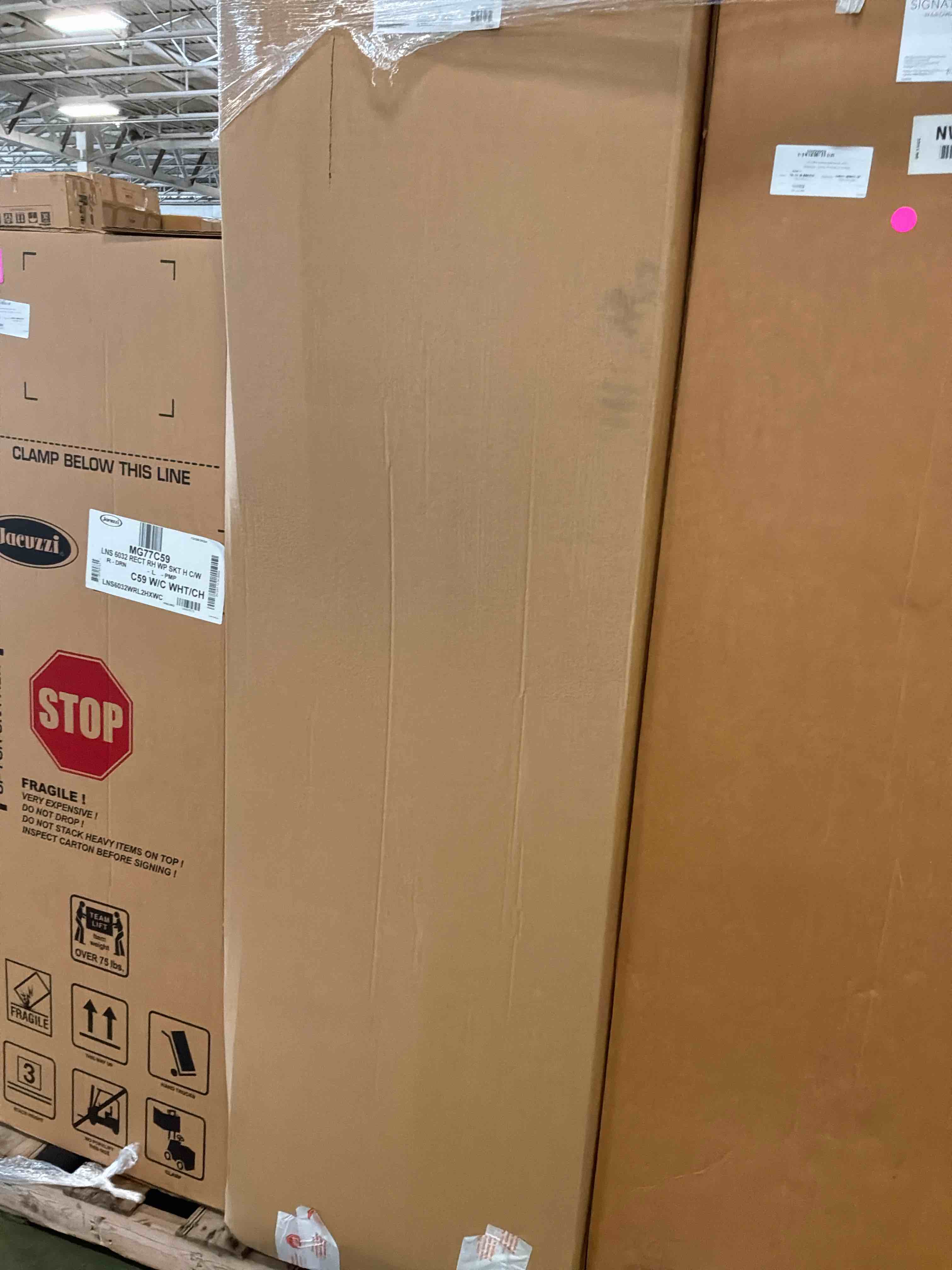 Condition photo showing Good Condition for mirabelle mirskt7236 white 72" x 36" acrylic total massage bathtub for drop in or