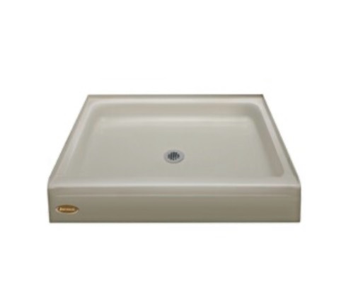 jacuzzi cayman base shower 3060 lh end drain a 958 almond