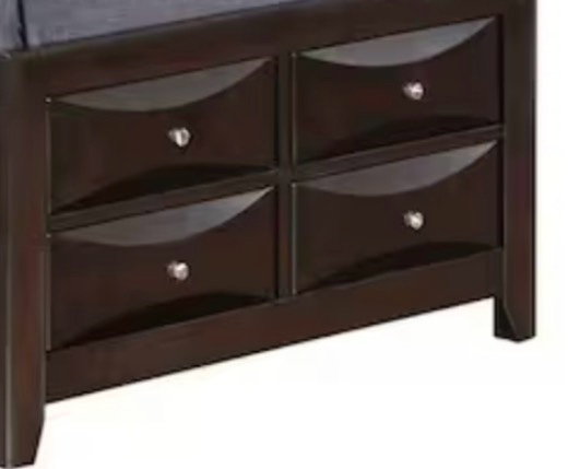 Glory Furniture G1525G-TSB3 Cappuccino Storage Bed