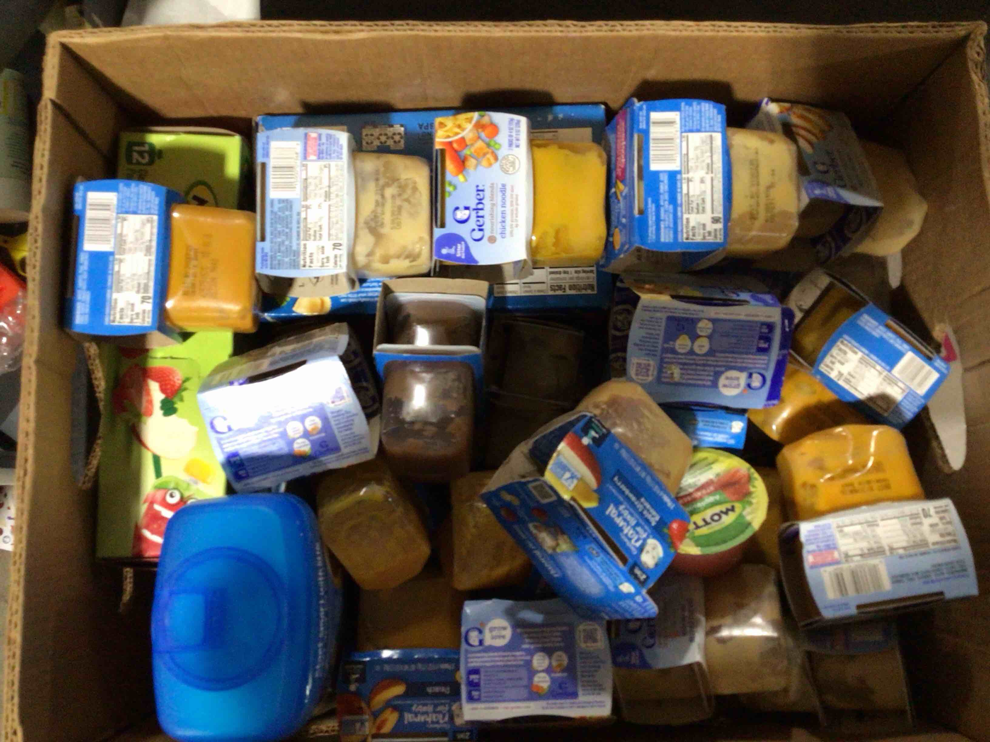  box lot of assorted food 