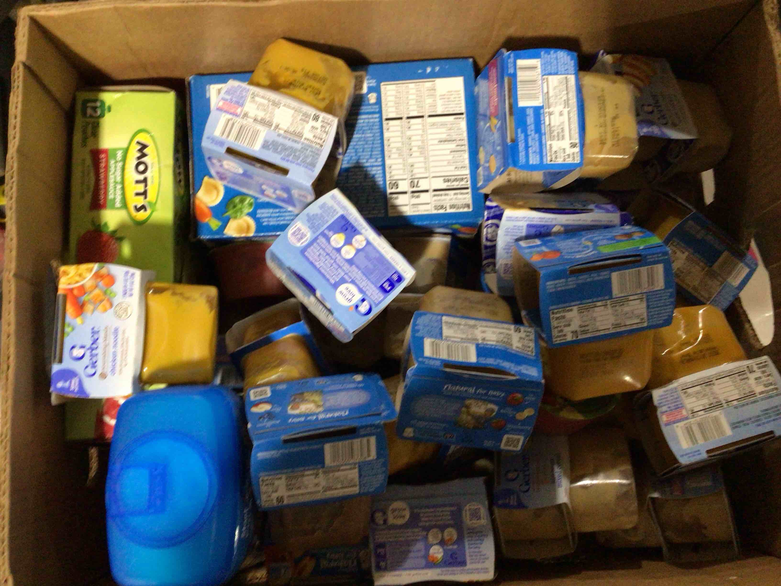 Condition photo showing Brand New for  box lot of assorted food 