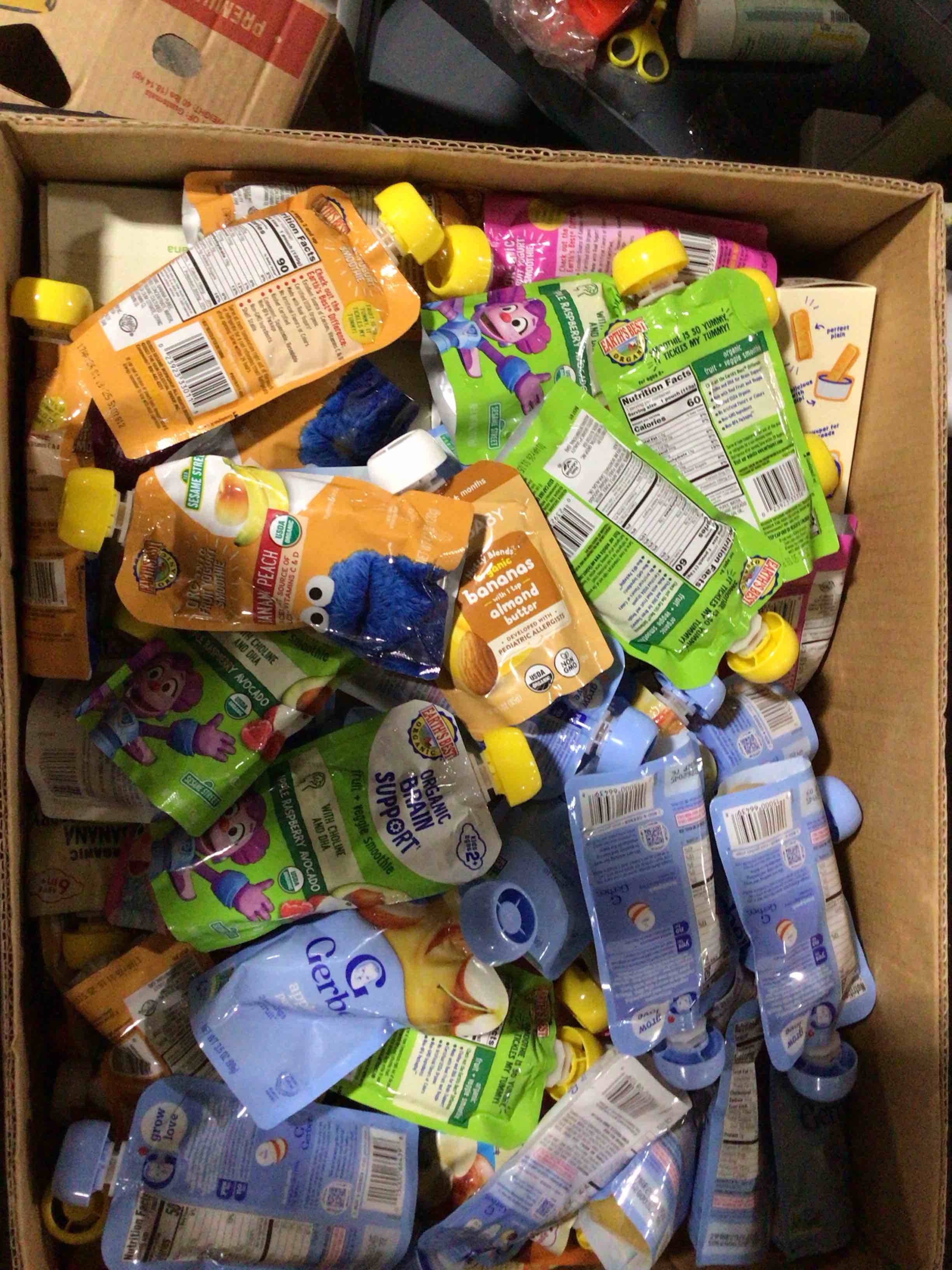  box lot of assorted food 