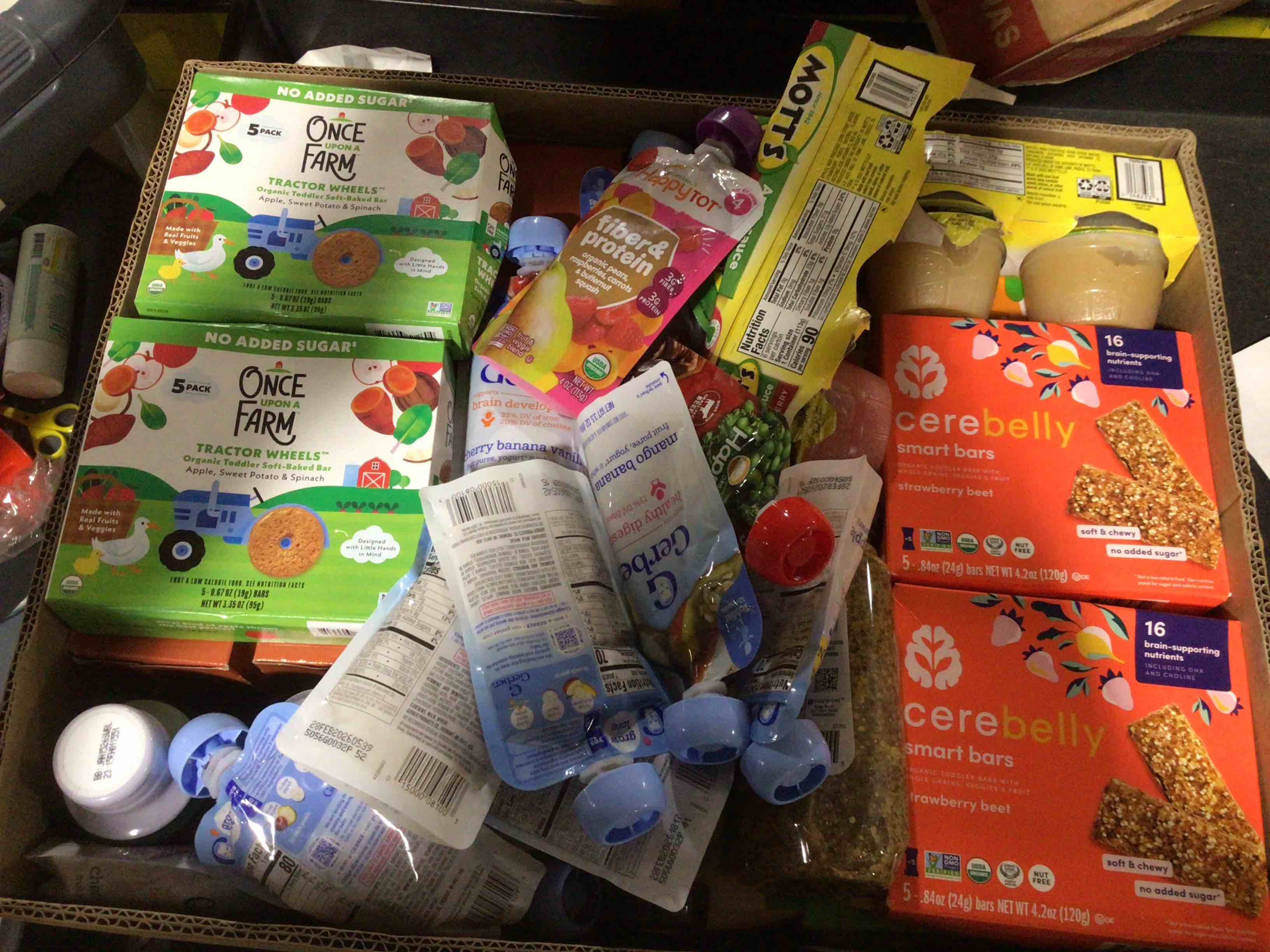Condition photo showing Brand New for box lot of assorted food