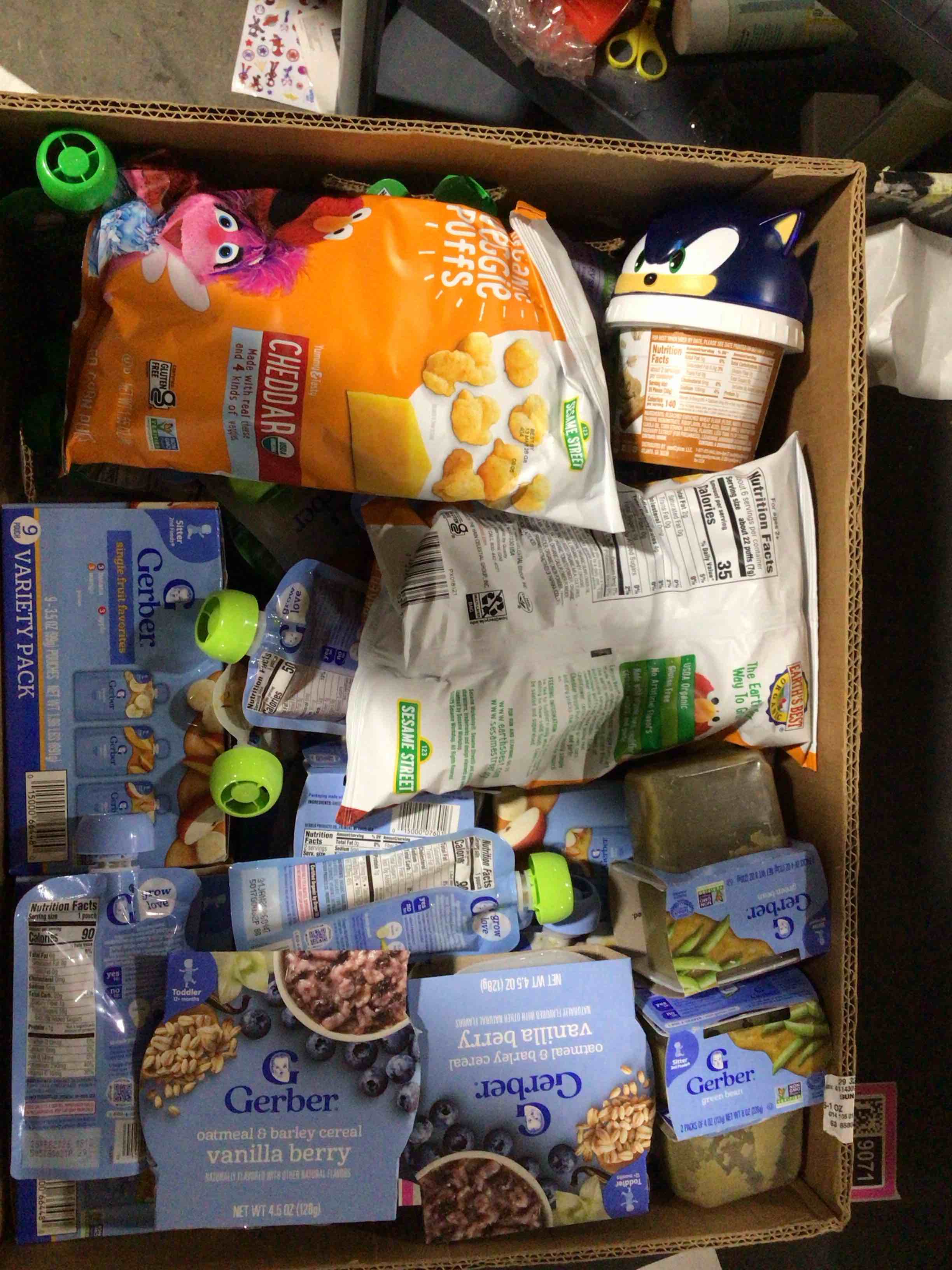  BOX LOT OF ASSORTED FOOD 