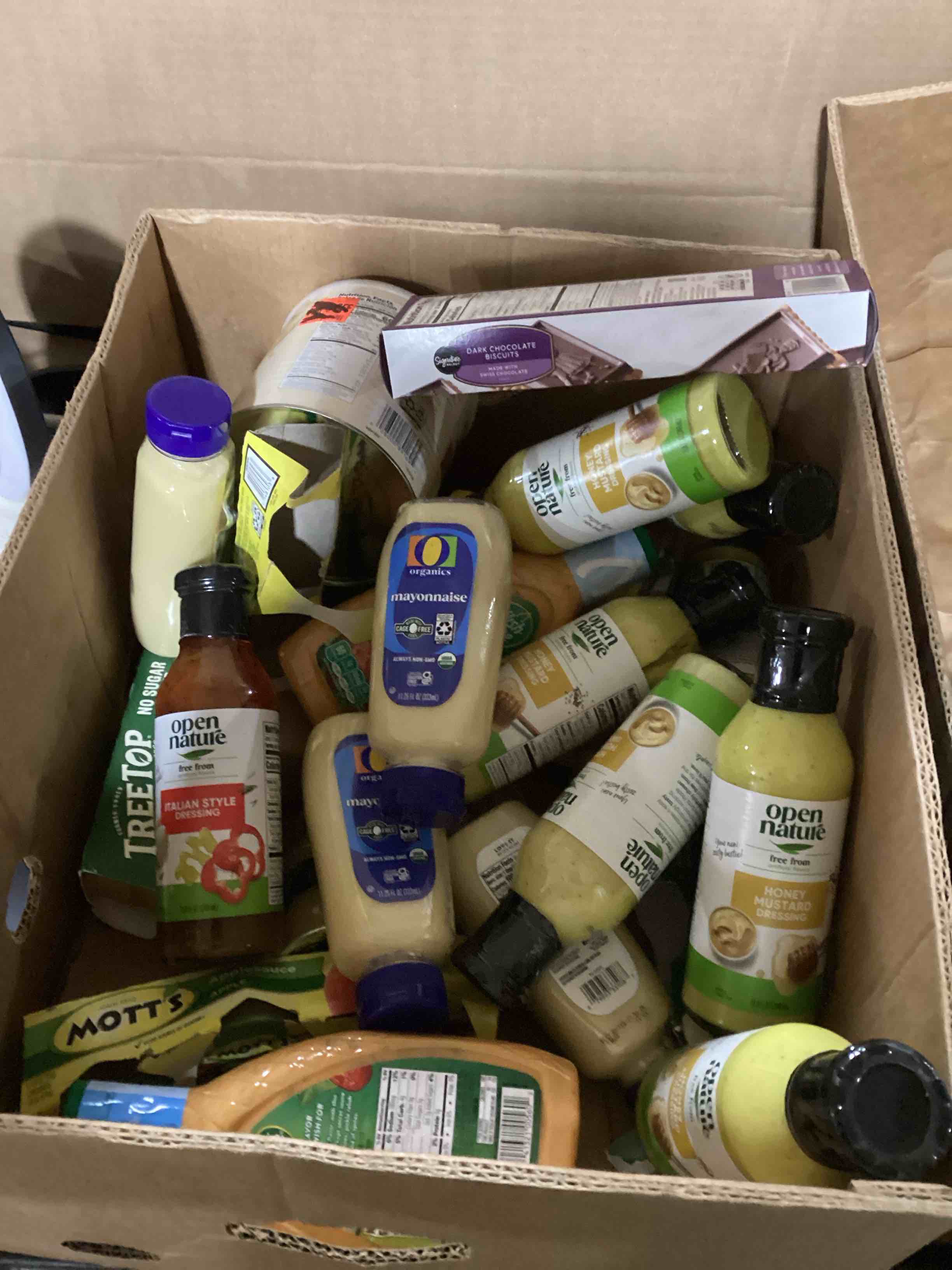 Condiments, food, and drink