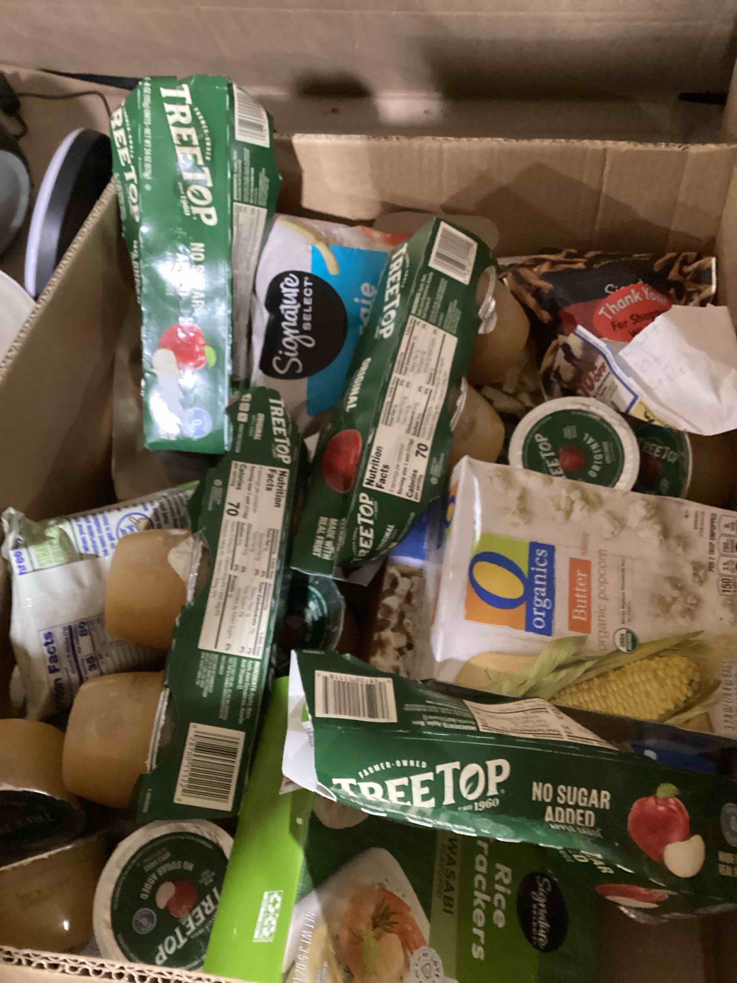 box of food