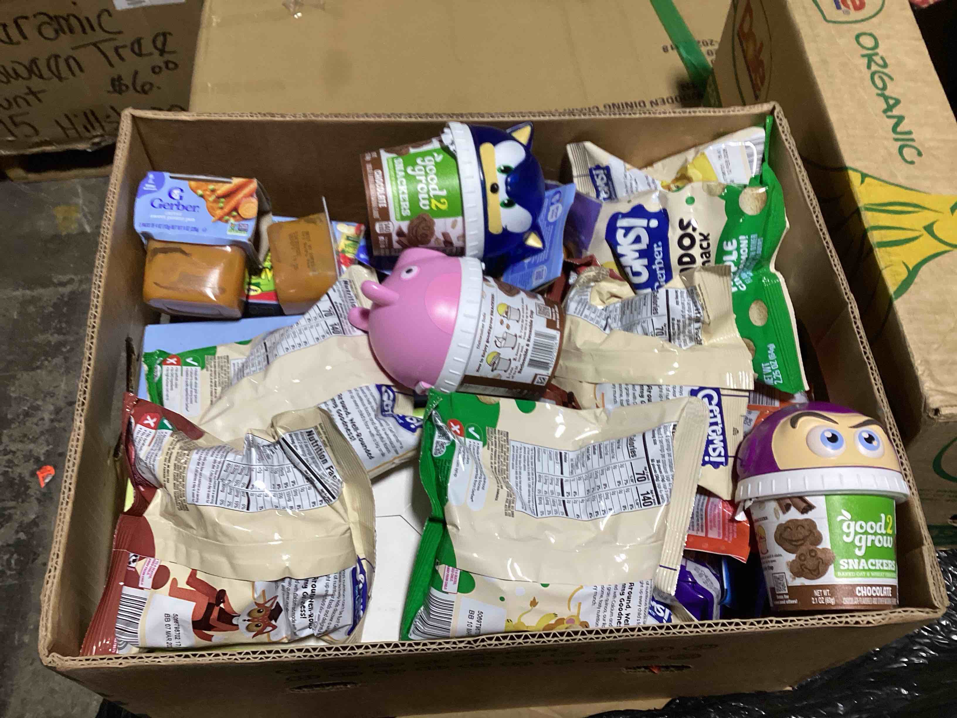 Condition photo showing Good Condition for box of food