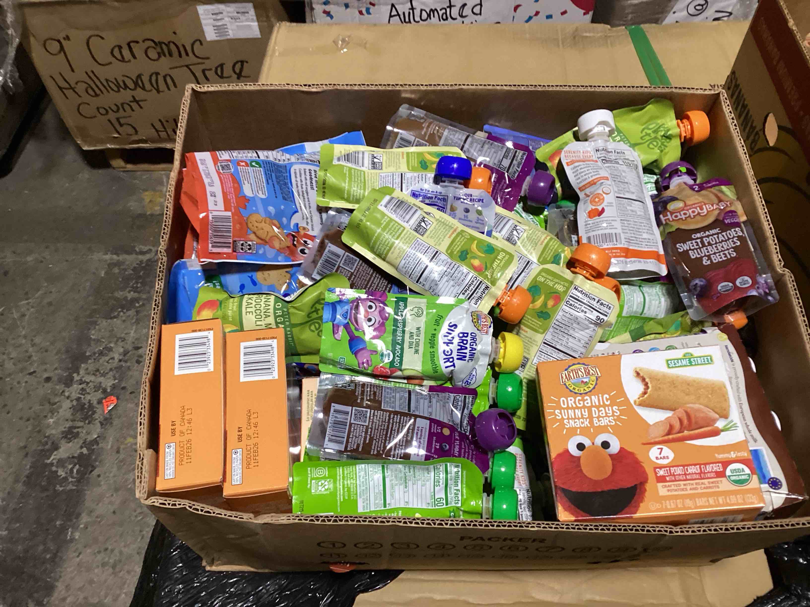 box of food