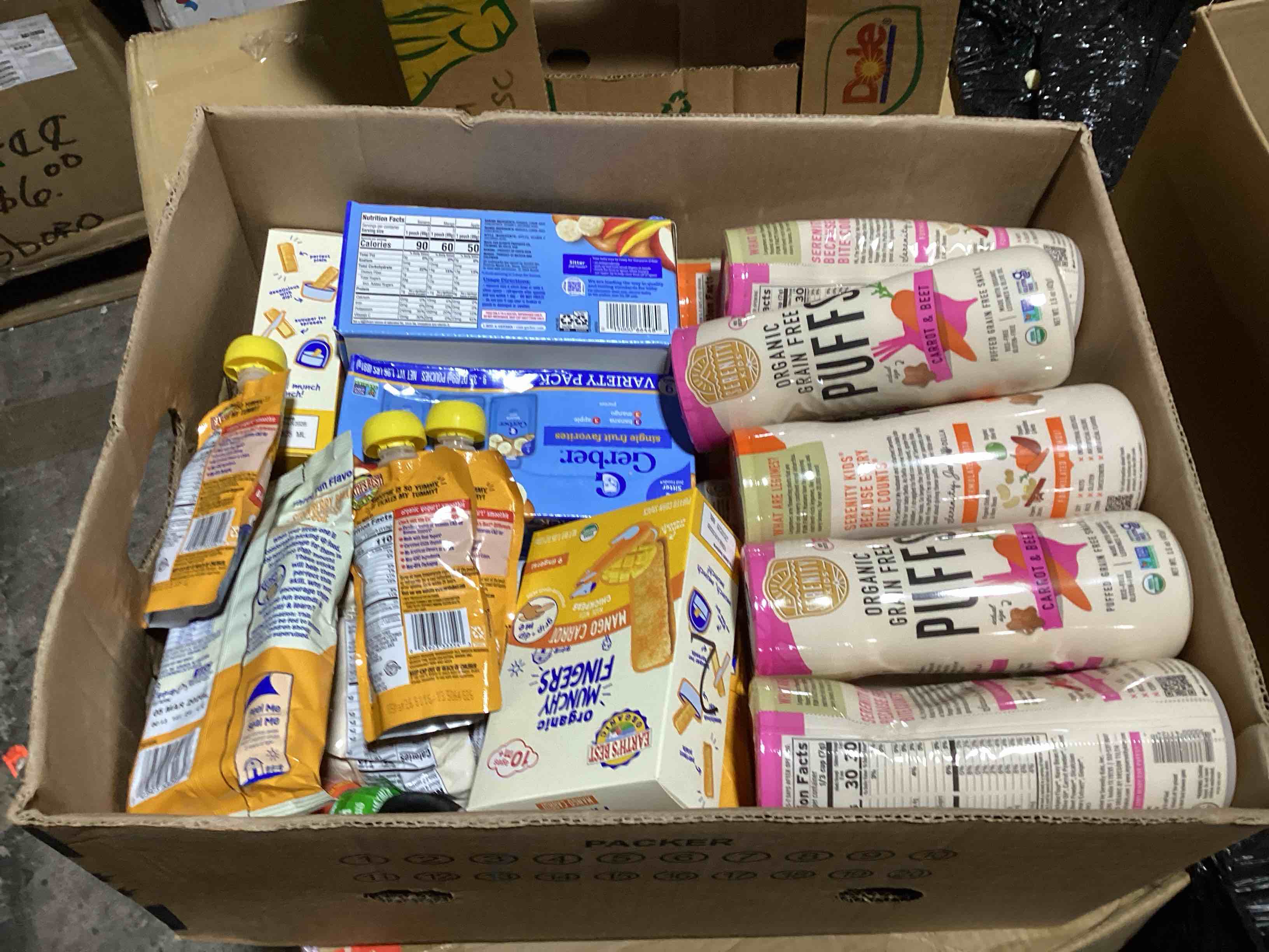 box of food