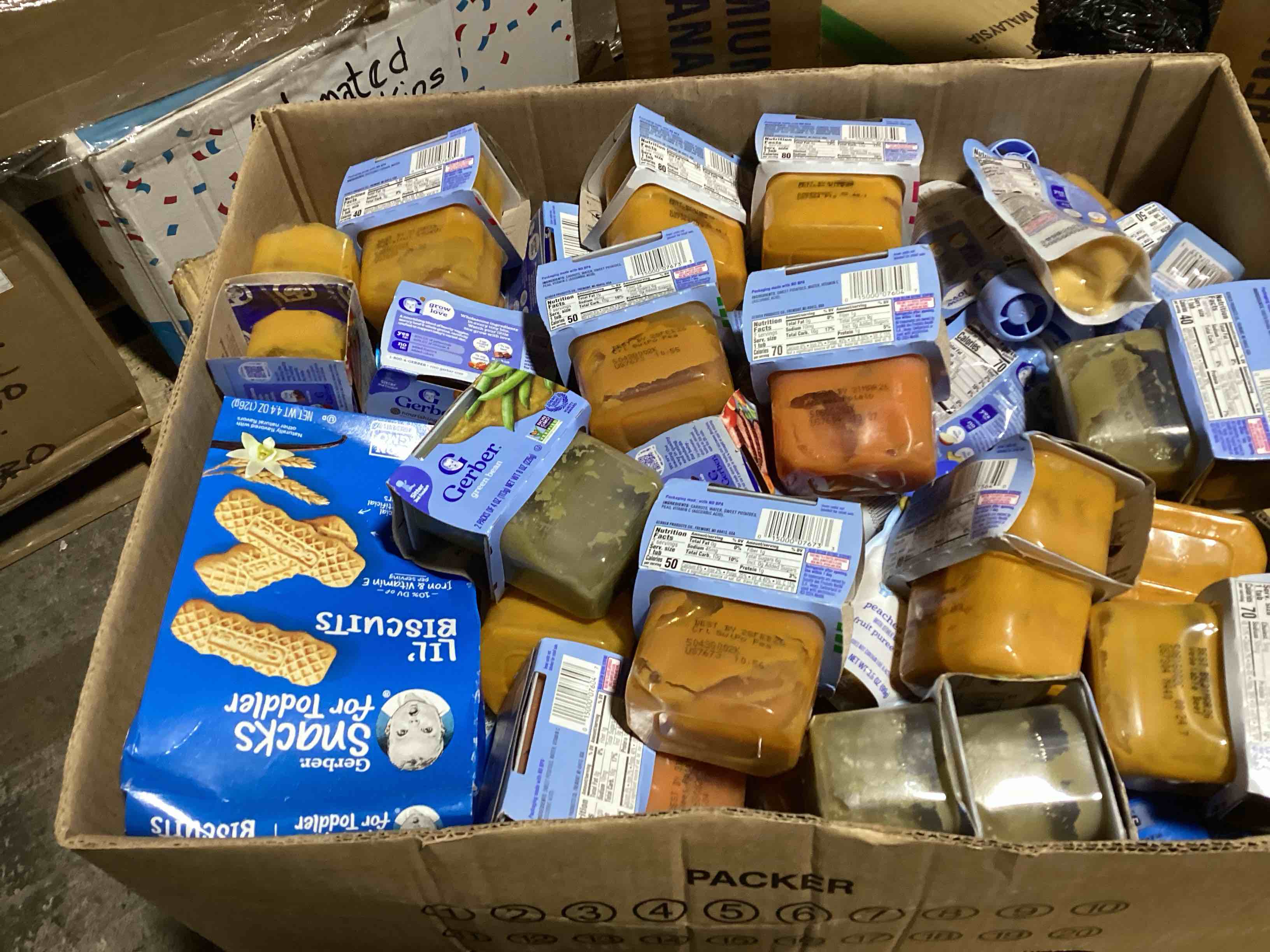 box of food