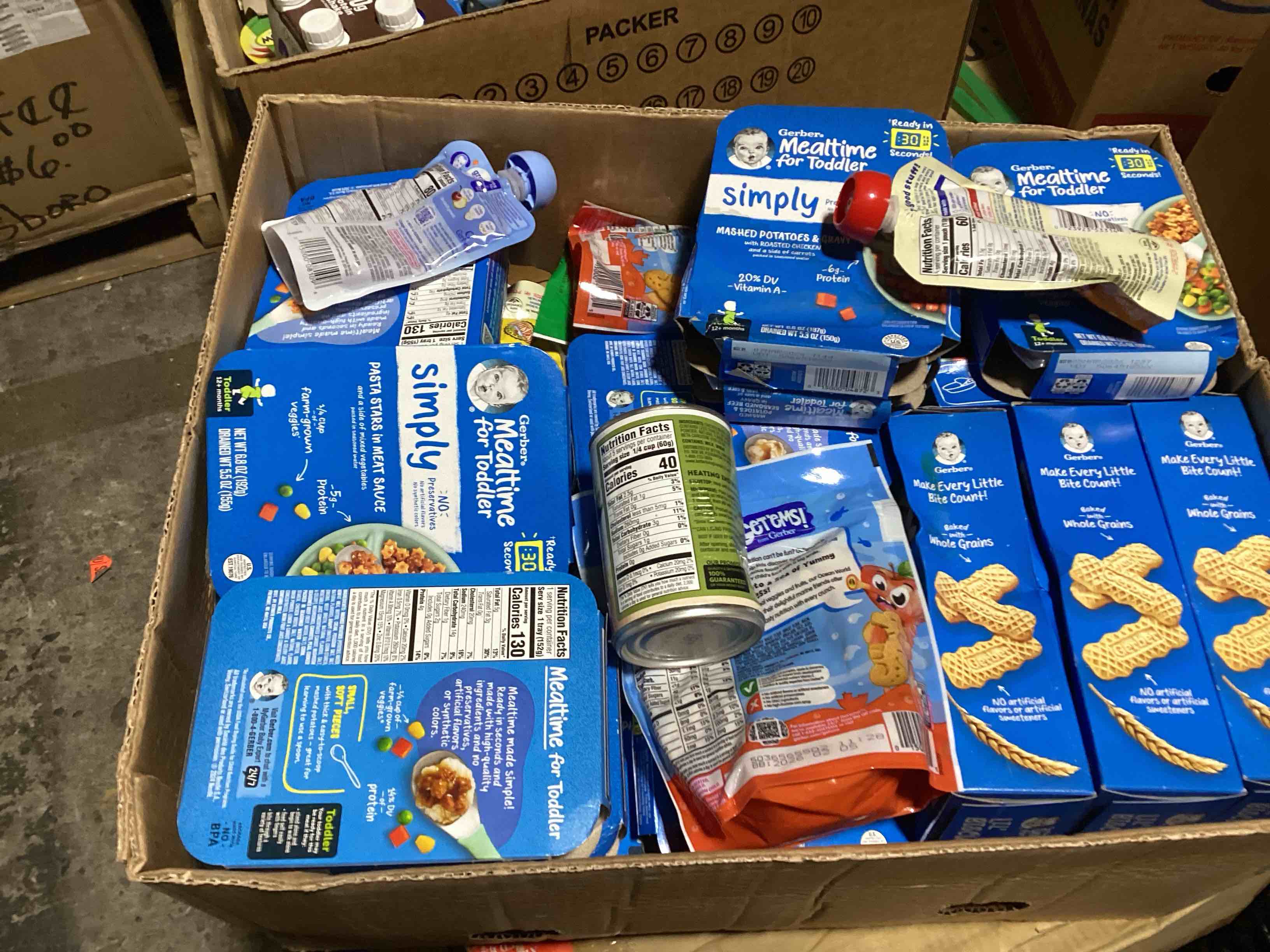 box of food
