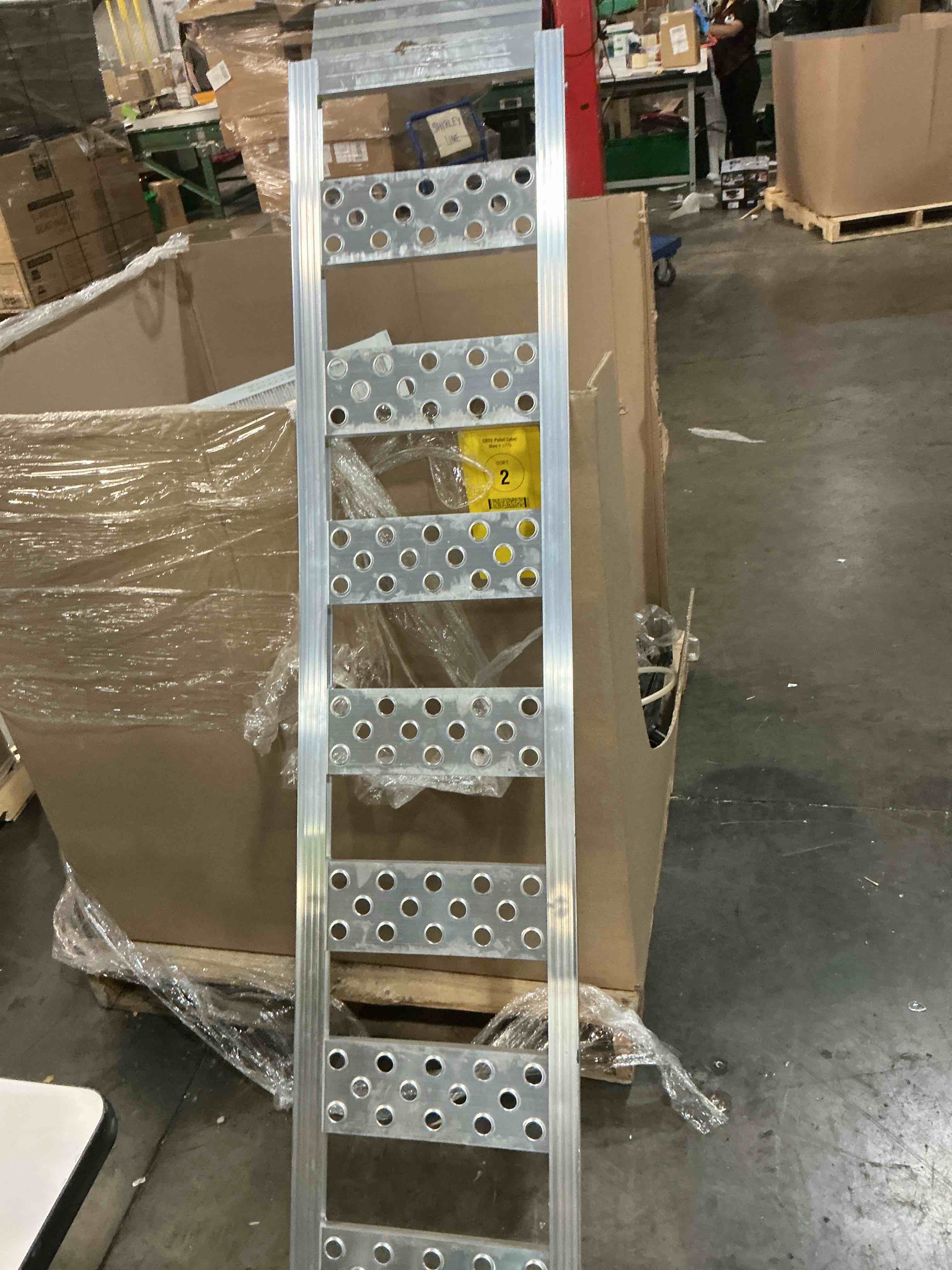 Condition photo showing As Is for kobalt 1.09-ft x 6.41-ft 1250-lb capacity loading ramp